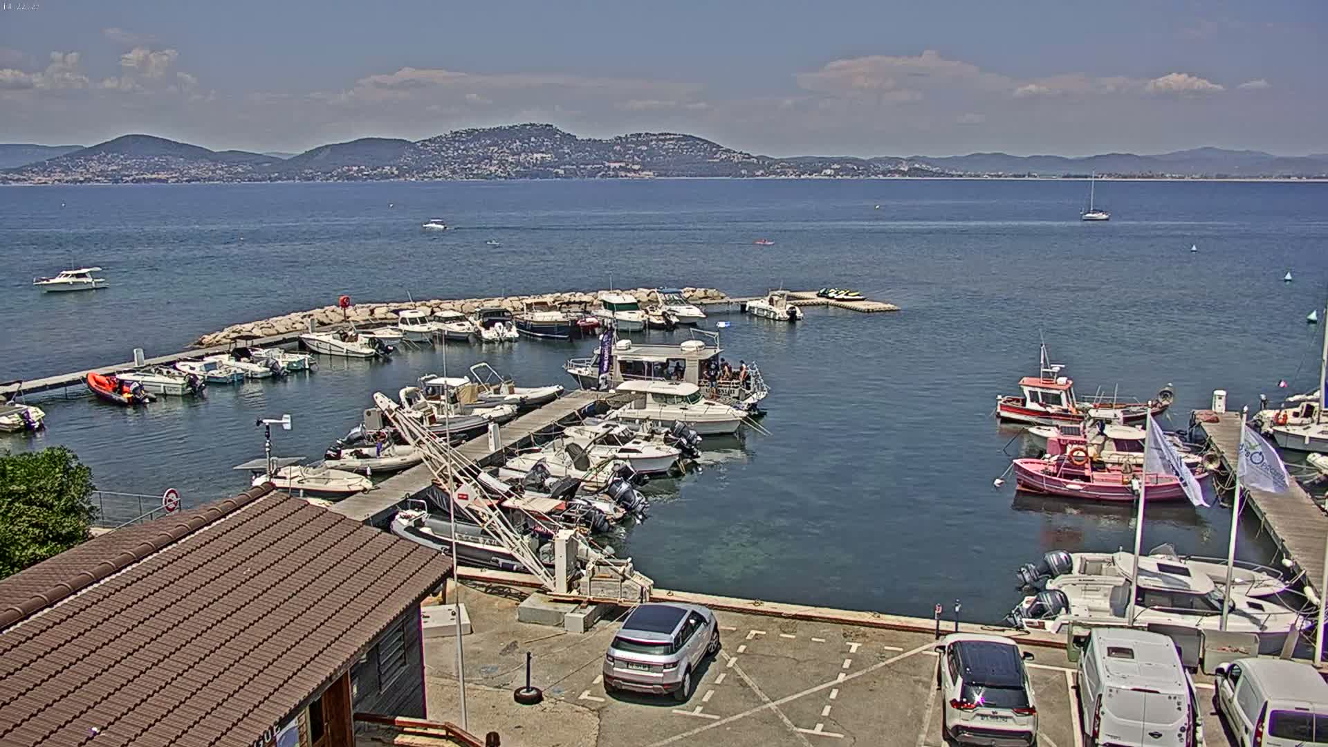 Hyeres, La Madrague Seaport Live Cam - Toulon, Var, Provence-Alpes-Côte d’Azur, France