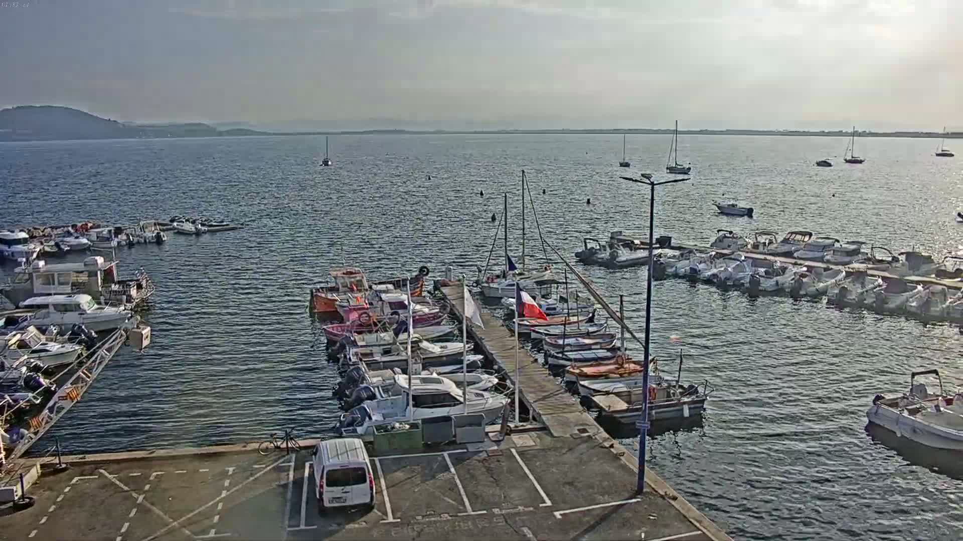Hyeres, La Madrague Seaport Live Cam - Toulon, Var, Provence-Alpes-Côte d’Azur, France
