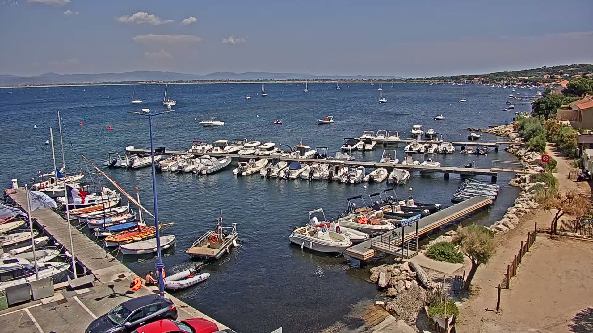 Hyeres, La Madrague Seaport Live Cam - Toulon, Var, Provence-Alpes-Côte d’Azur, France