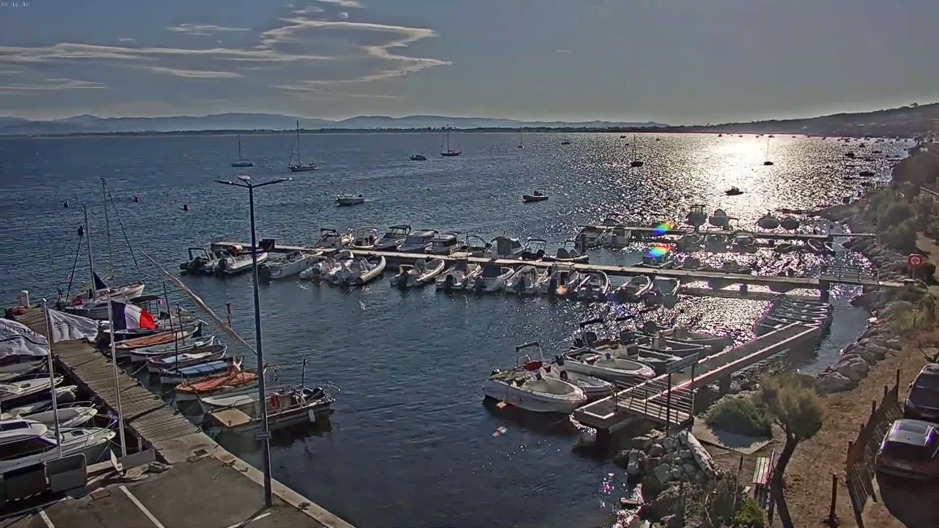 Hyeres, La Madrague Seaport Live Cam - Toulon, Var, Provence-Alpes-Côte d’Azur, France
