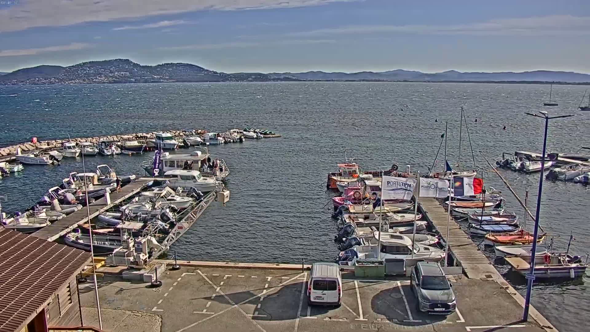 Hyeres, La Madrague Seaport Live Cam - Toulon, Var, Provence-Alpes-Côte d’Azur, France