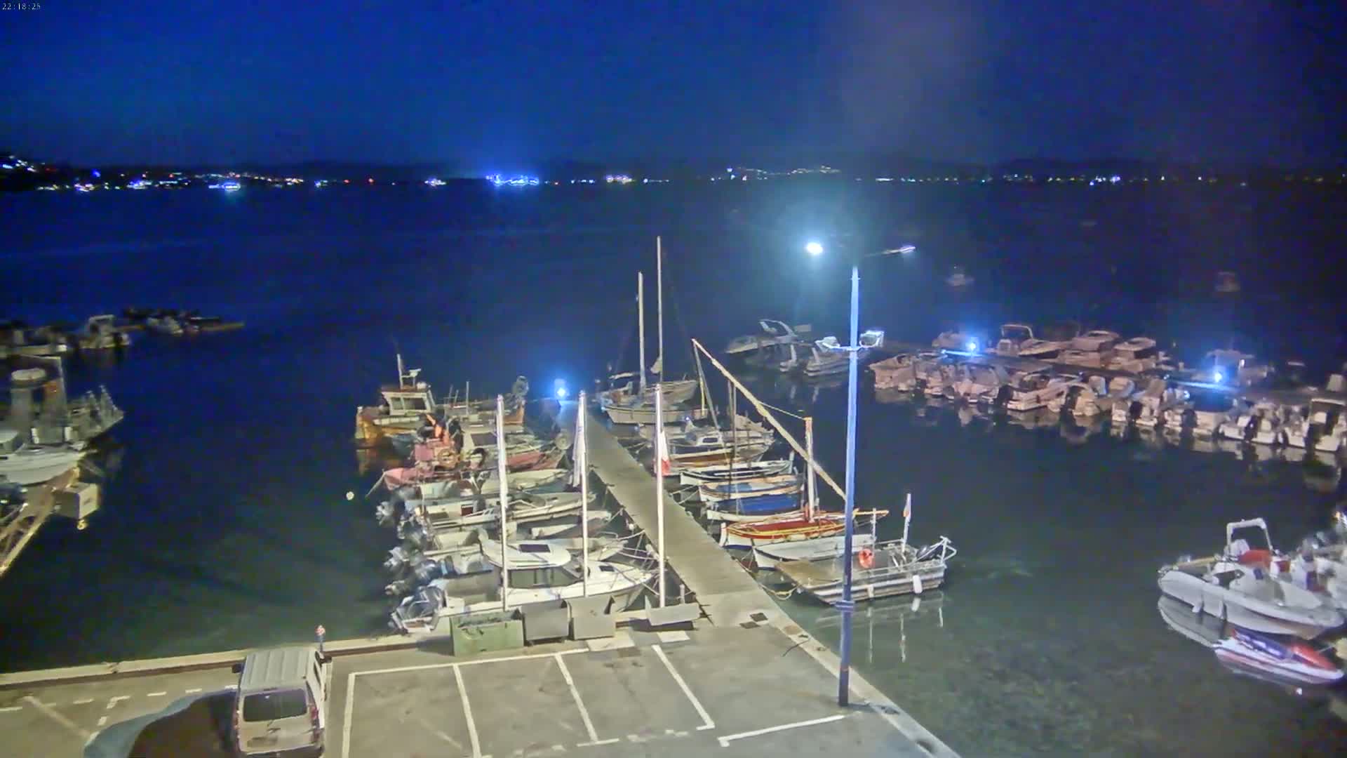 Hyeres, La Madrague Seaport Live Cam - Toulon, Var, Provence-Alpes-Côte d’Azur, France