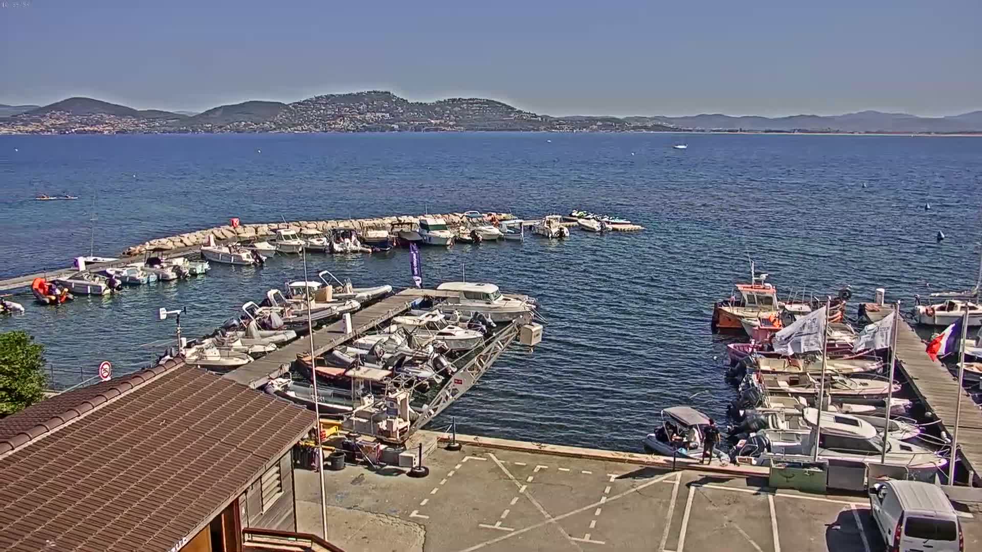 Hyeres, La Madrague Seaport Live Cam - Toulon, Var, Provence-Alpes-Côte d’Azur, France