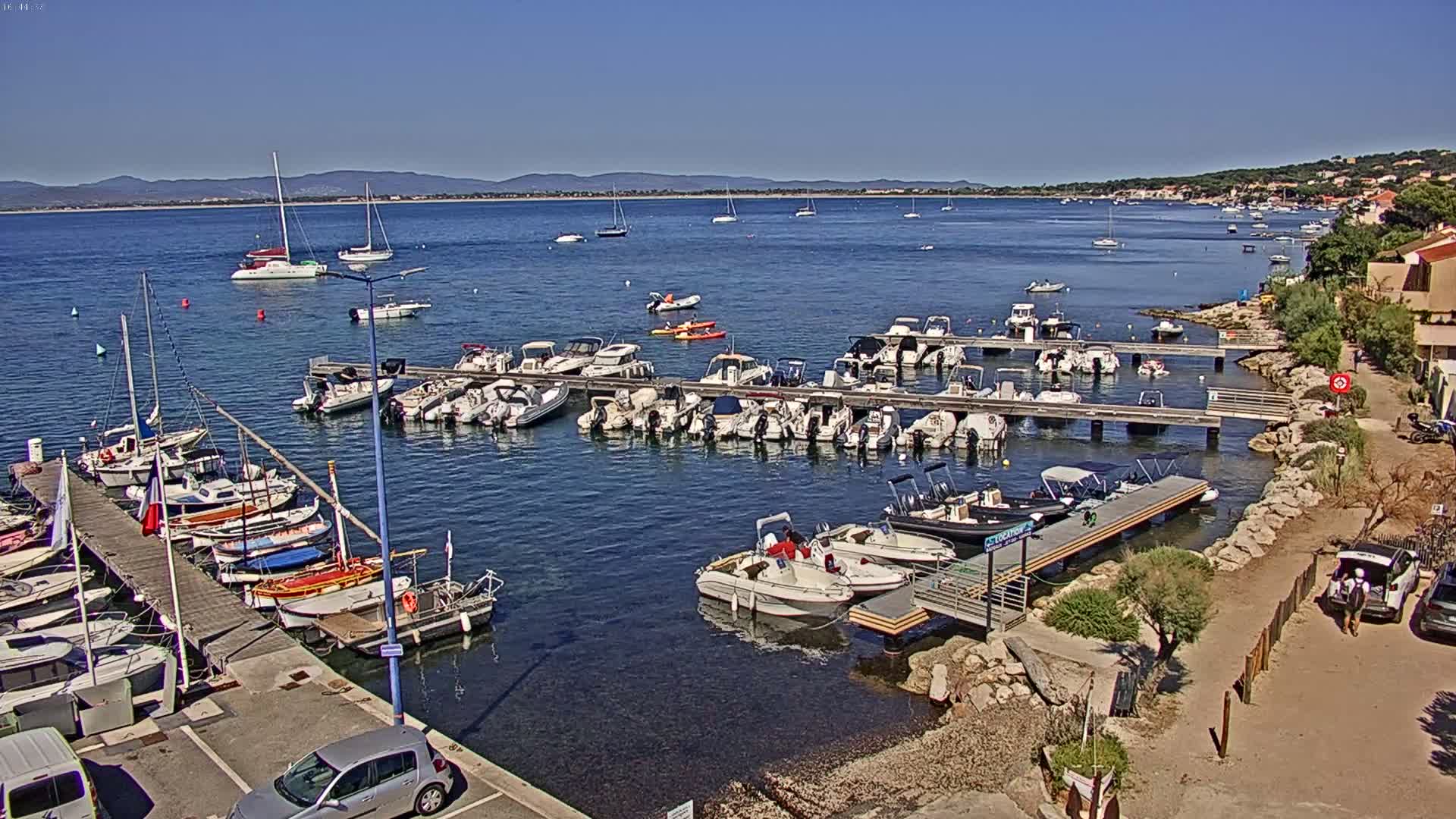Hyeres, La Madrague Seaport Live Cam - Toulon, Var, Provence-Alpes-Côte d’Azur, France