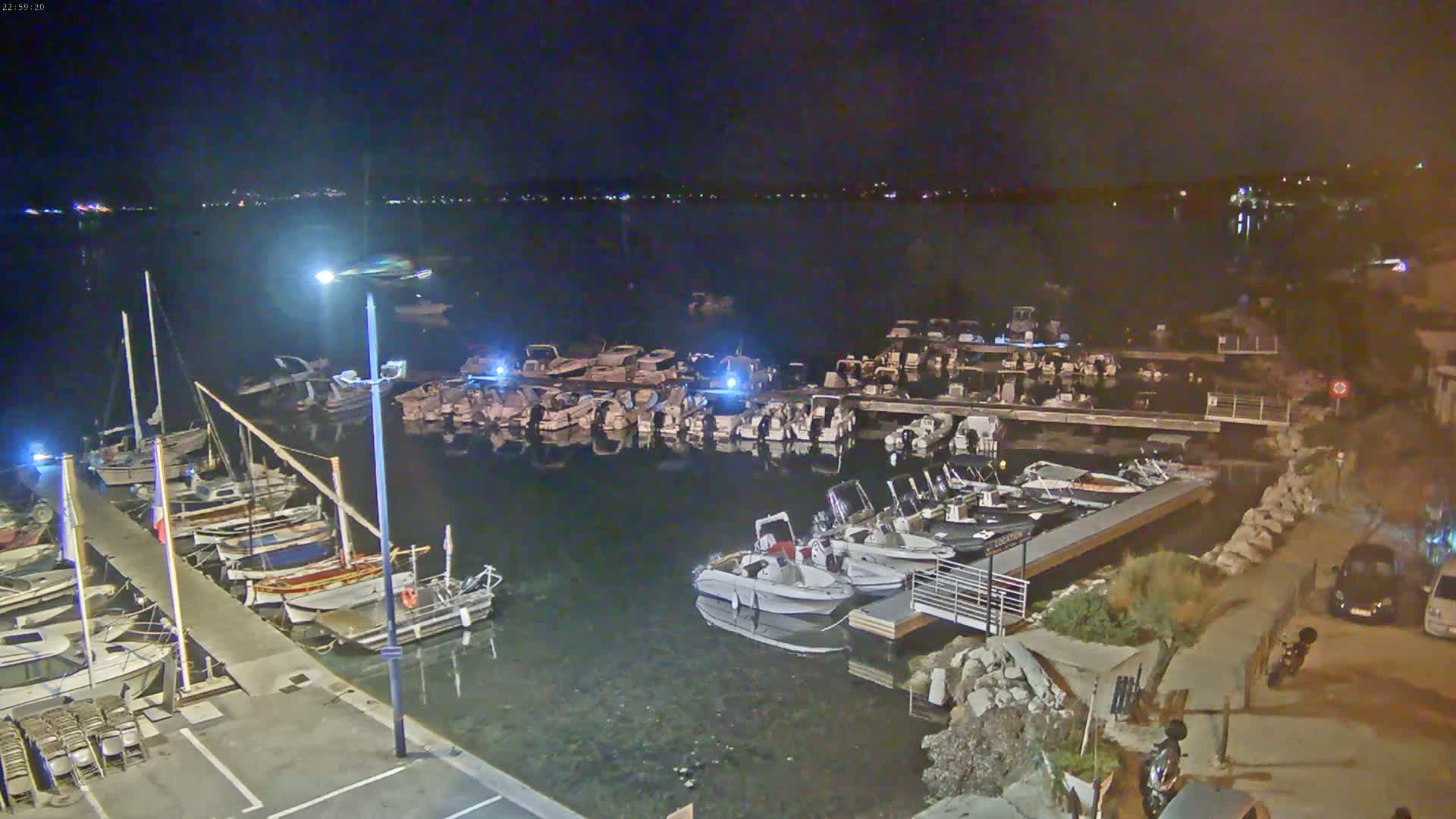 Hyeres, La Madrague Seaport Live Cam - Toulon, Var, Provence-Alpes-Côte d’Azur, France
