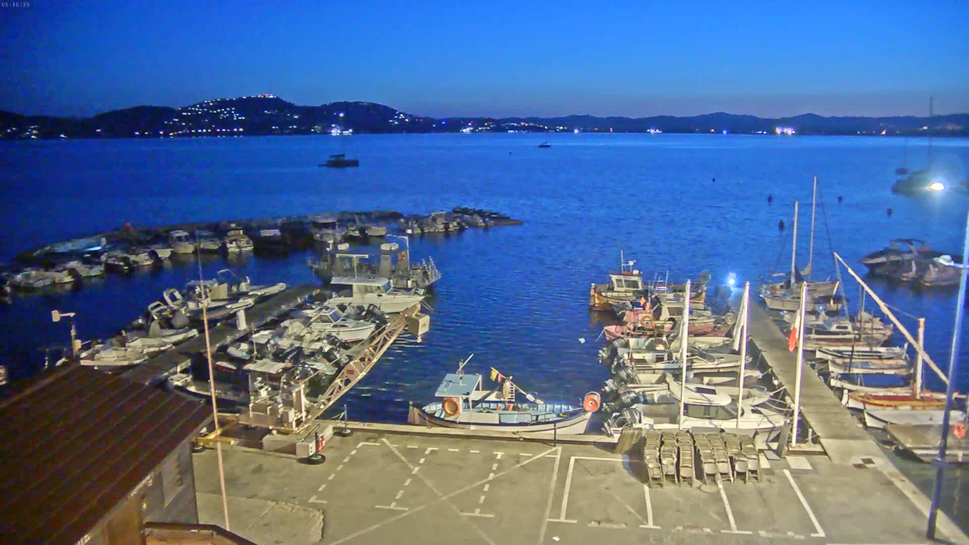 Hyeres, La Madrague Seaport Live Cam - Toulon, Var, Provence-Alpes-Côte d’Azur, France