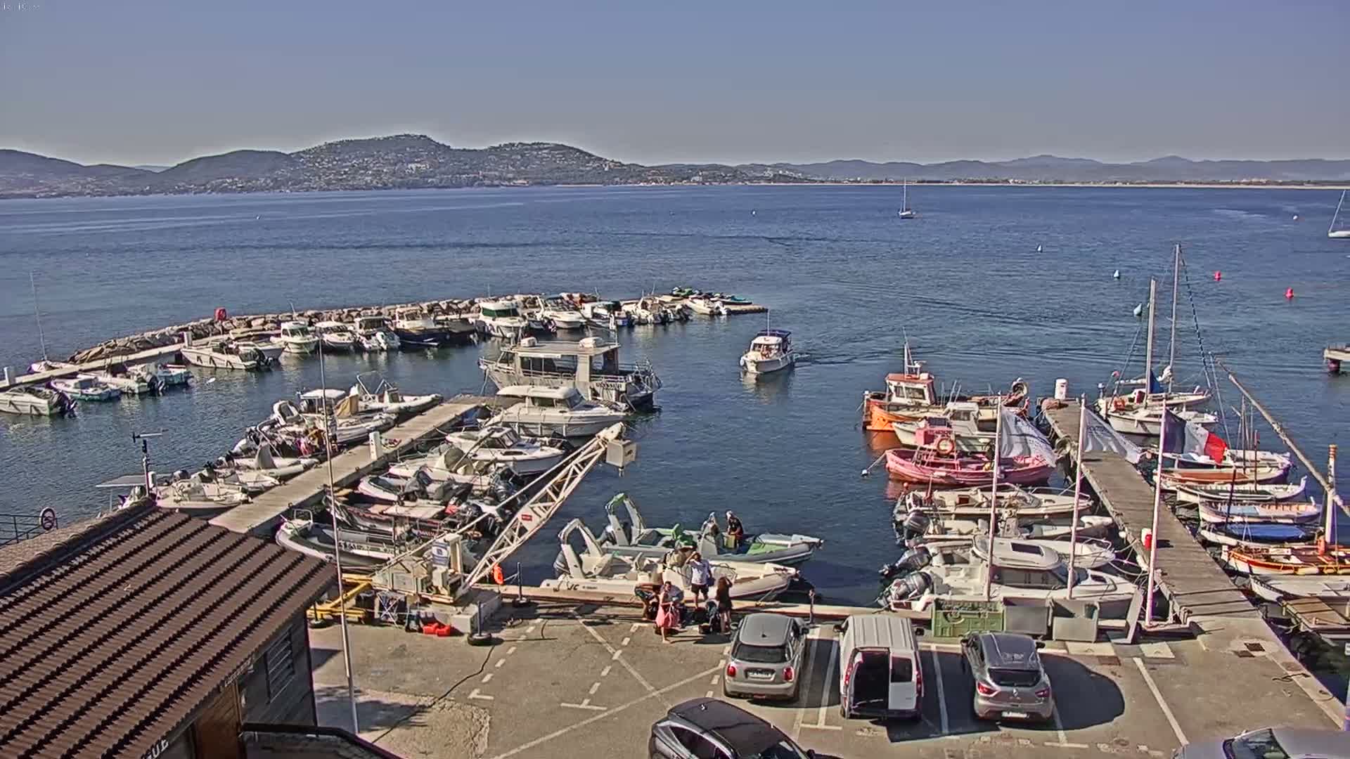 Hyeres, La Madrague Seaport Live Cam - Toulon, Var, Provence-Alpes-Côte d’Azur, France
