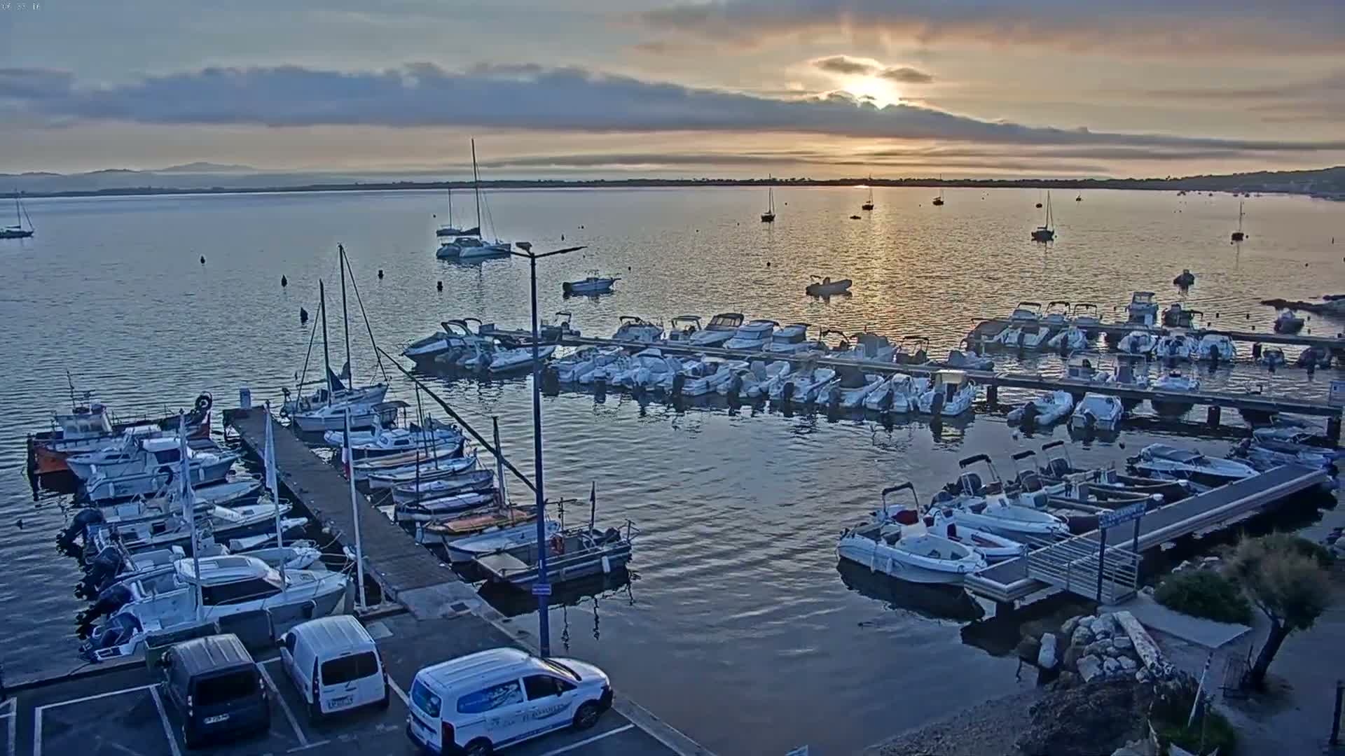 Hyeres, La Madrague Seaport Live Cam - Toulon, Var, Provence-Alpes-Côte d’Azur, France