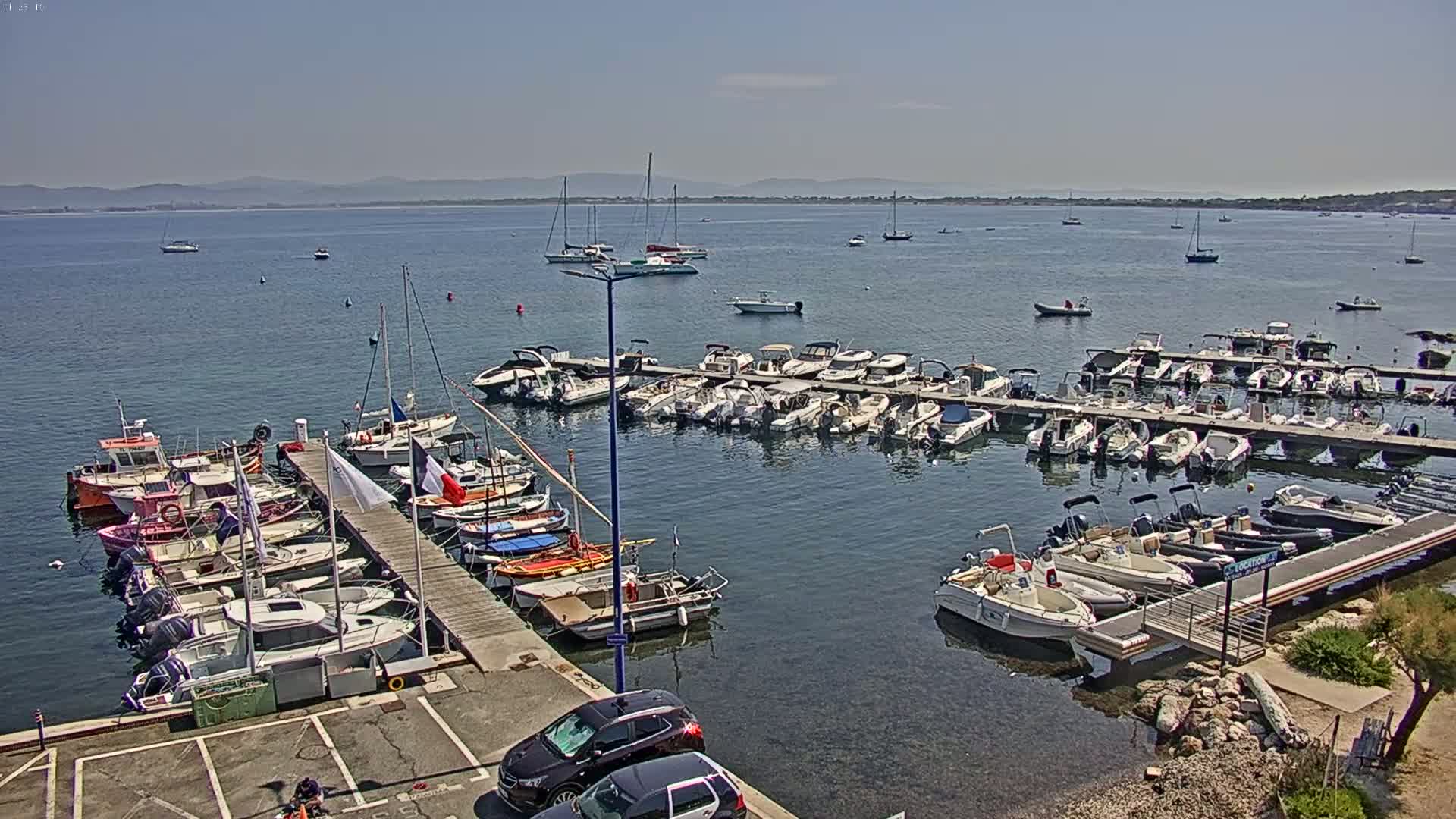 Hyeres, La Madrague Seaport Live Cam - Toulon, Var, Provence-Alpes-Côte d’Azur, France