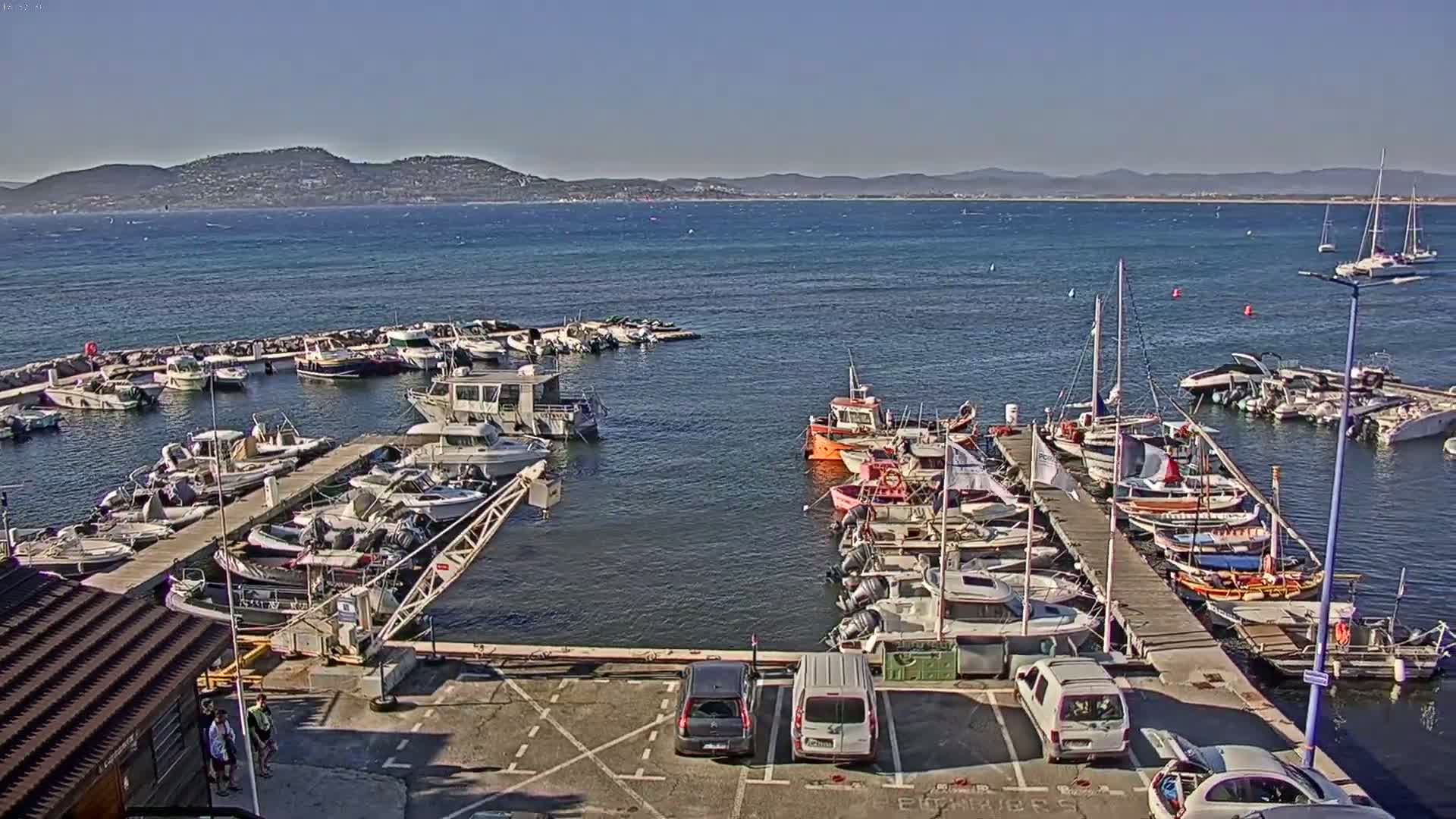 Hyeres, La Madrague Seaport Live Cam - Toulon, Var, Provence-Alpes-Côte d’Azur, France