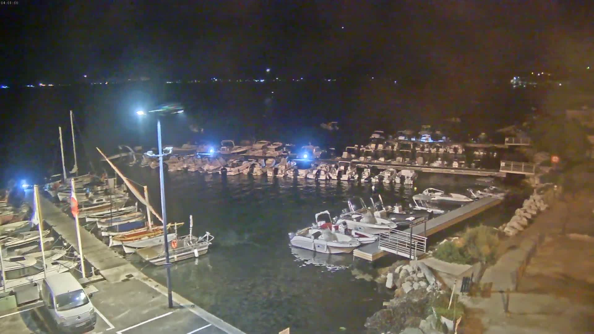 Hyeres, La Madrague Seaport Live Cam - Toulon, Var, Provence-Alpes-Côte d’Azur, France