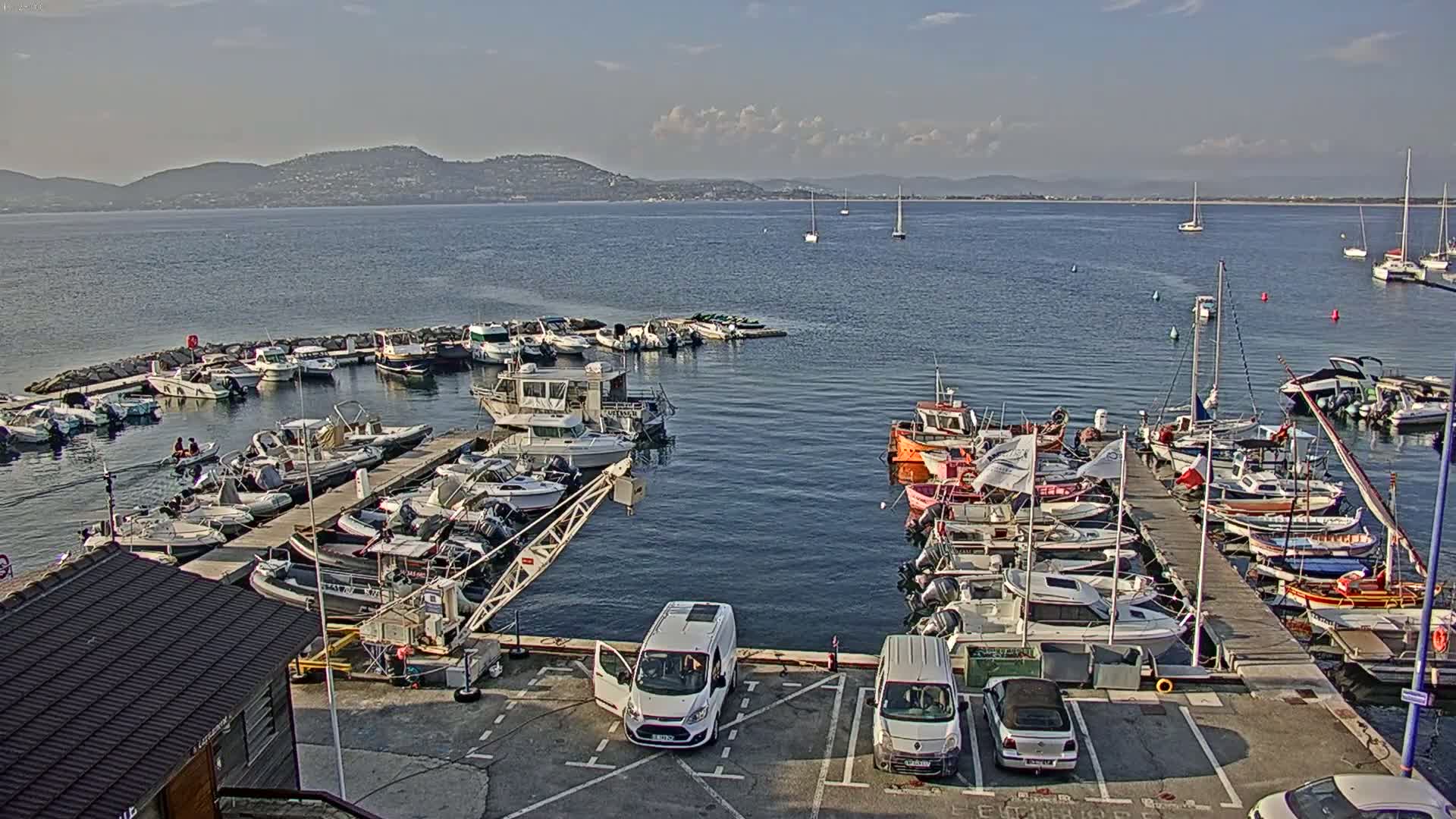 Hyeres, La Madrague Seaport Live Cam - Toulon, Var, Provence-Alpes-Côte d’Azur, France