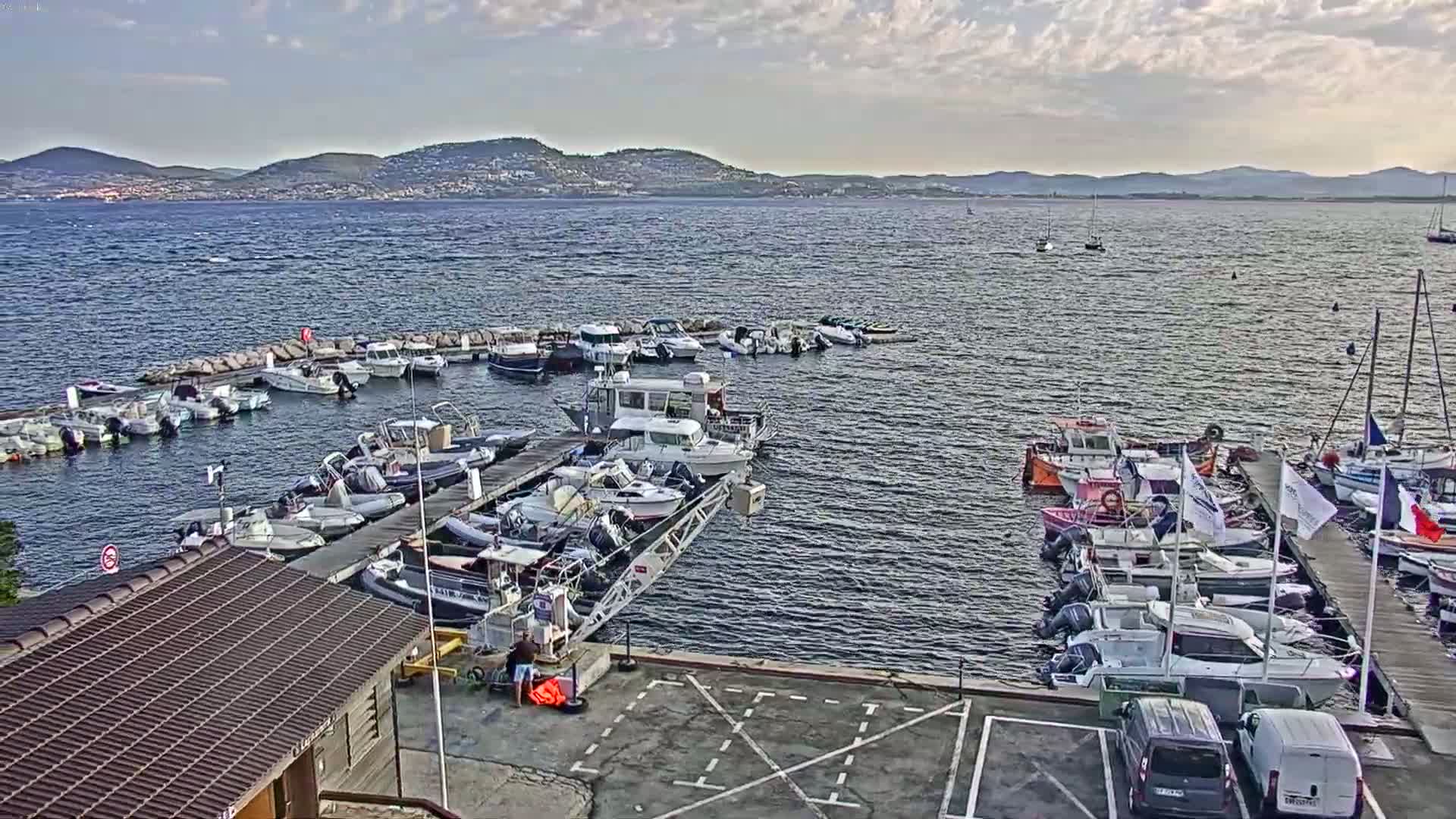 Hyeres, La Madrague Seaport Live Cam - Toulon, Var, Provence-Alpes-Côte d’Azur, France