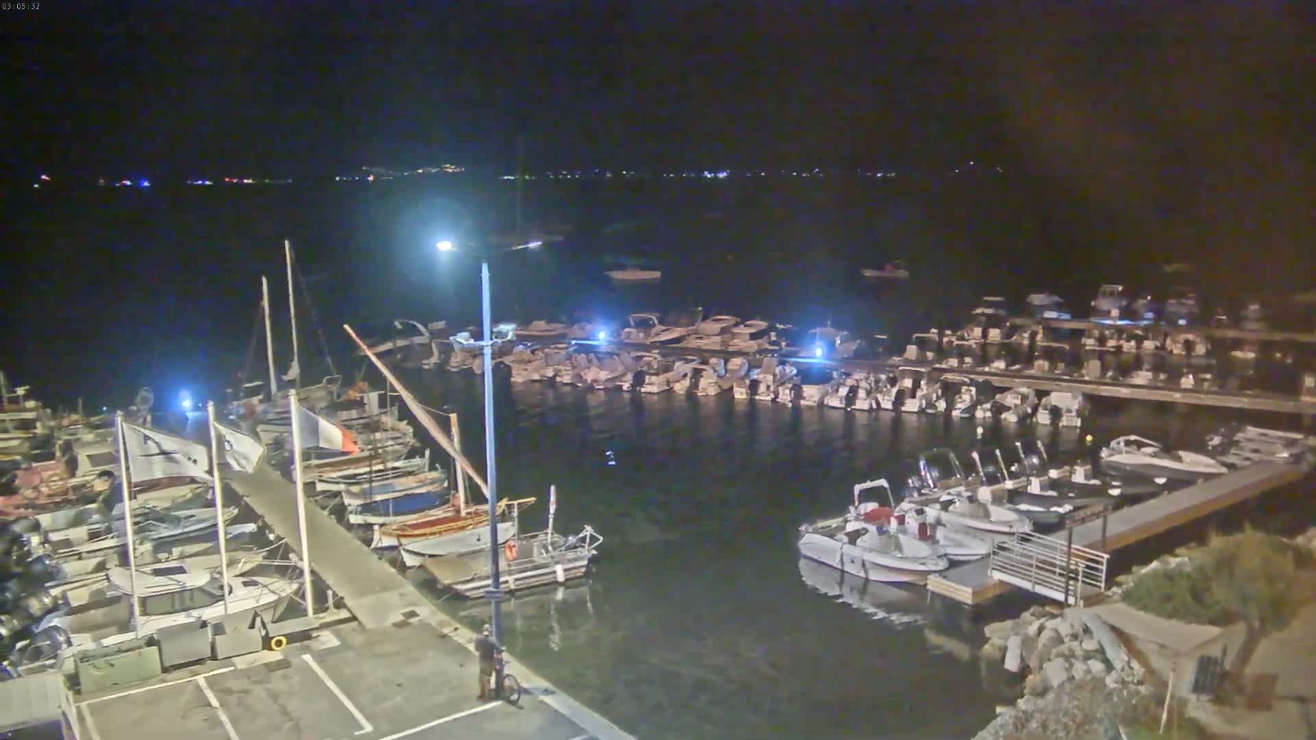 Hyeres, La Madrague Seaport Live Cam - Toulon, Var, Provence-Alpes-Côte d’Azur, France