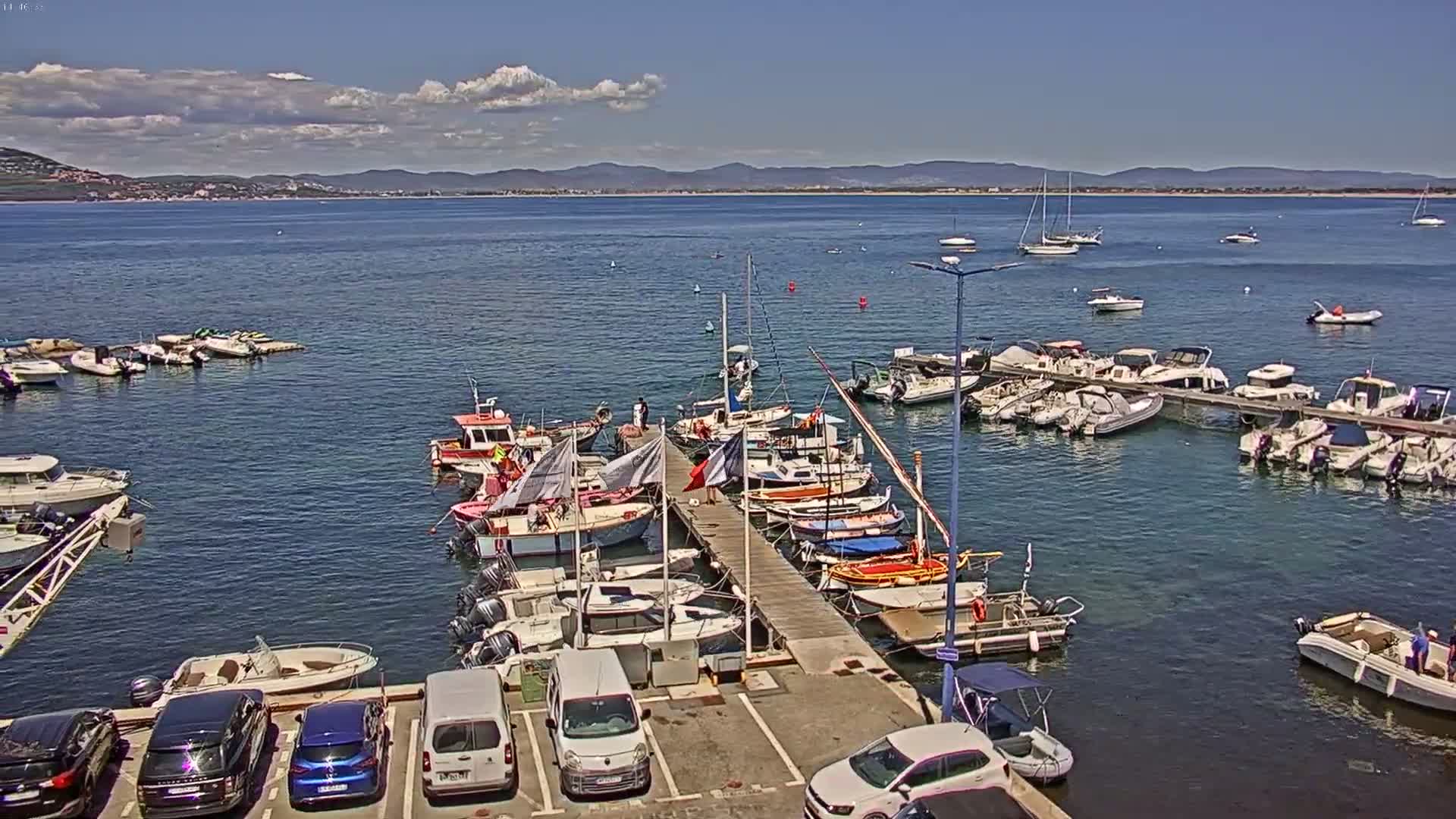 Hyeres, La Madrague Seaport Live Cam - Toulon, Var, Provence-Alpes-Côte d’Azur, France