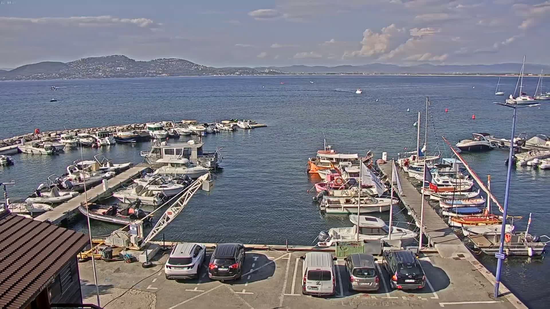 Hyeres, La Madrague Seaport Live Cam - Toulon, Var, Provence-Alpes-Côte d’Azur, France