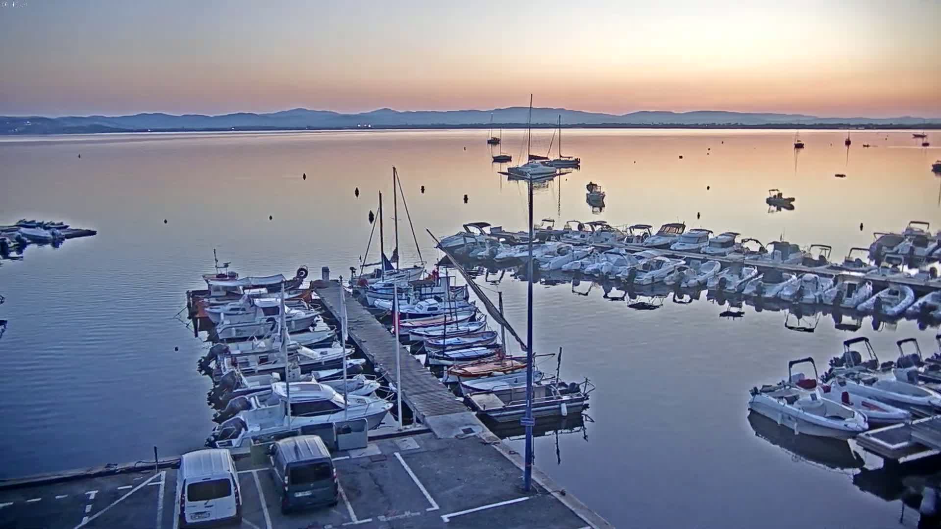 Hyeres, La Madrague Seaport Live Cam - Toulon, Var, Provence-Alpes-Côte d’Azur, France