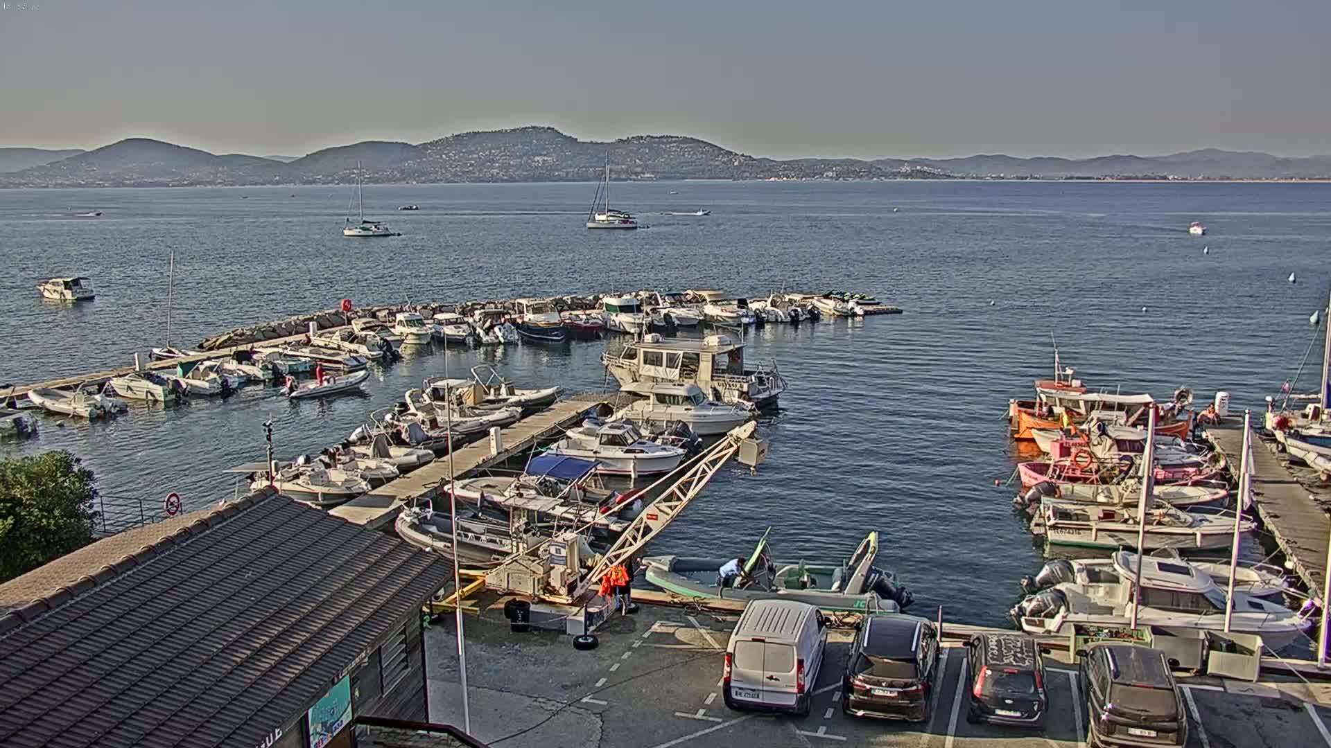Hyeres, La Madrague Seaport Live Cam - Toulon, Var, Provence-Alpes-Côte d’Azur, France