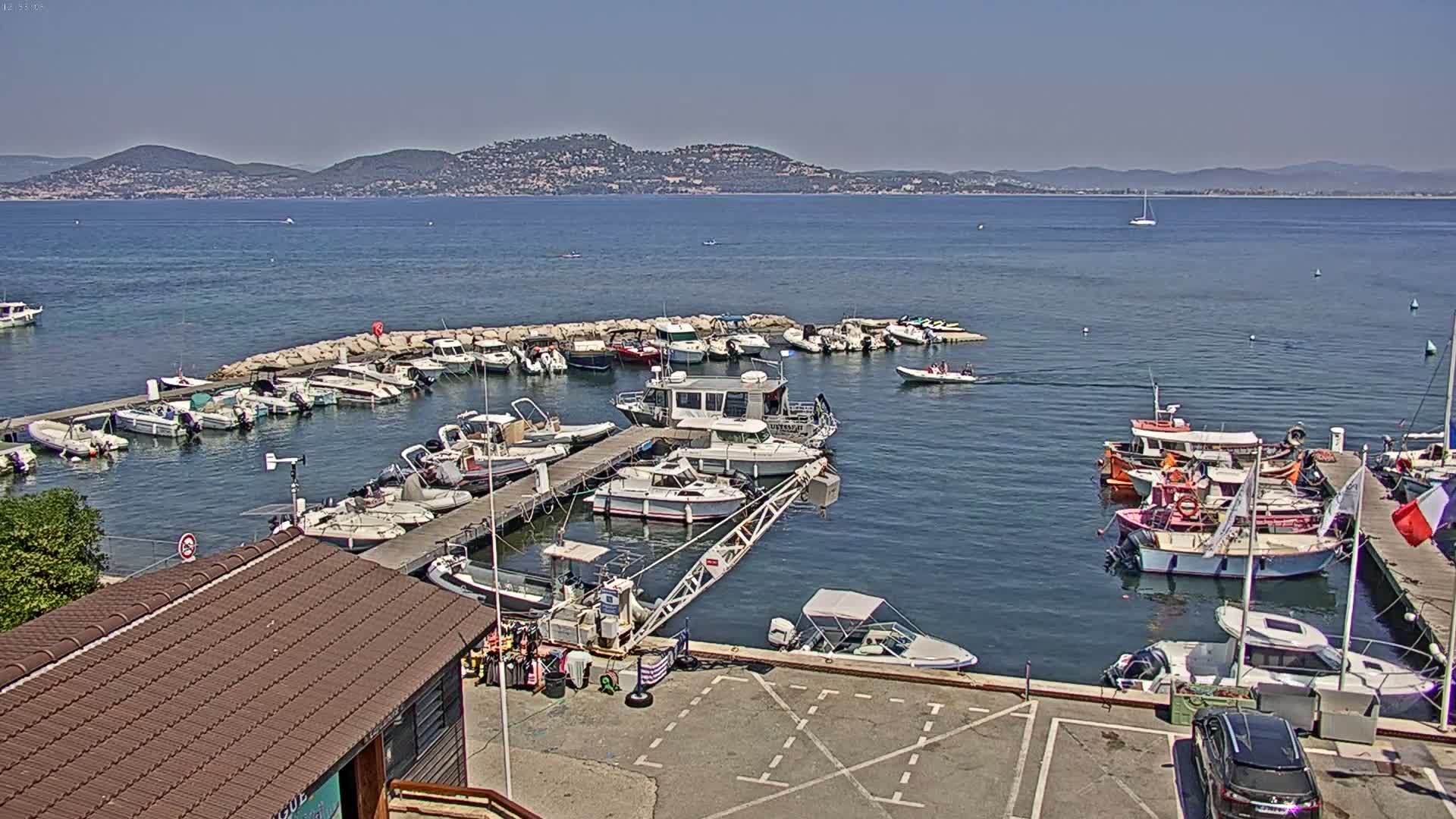 Hyeres, La Madrague Seaport Live Cam - Toulon, Var, Provence-Alpes-Côte d’Azur, France