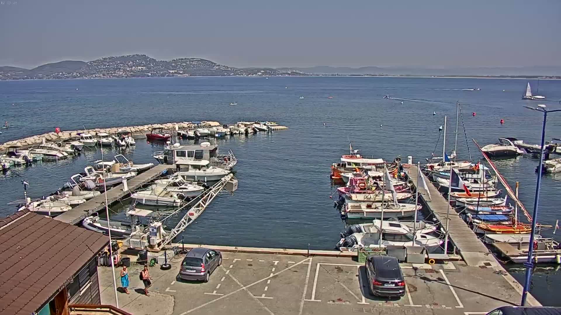 Hyeres, La Madrague Seaport Live Cam - Toulon, Var, Provence-Alpes-Côte d’Azur, France