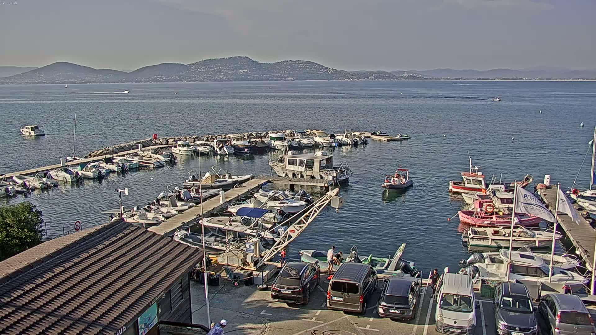 Hyeres, La Madrague Seaport Live Cam - Toulon, Var, Provence-Alpes-Côte d’Azur, France