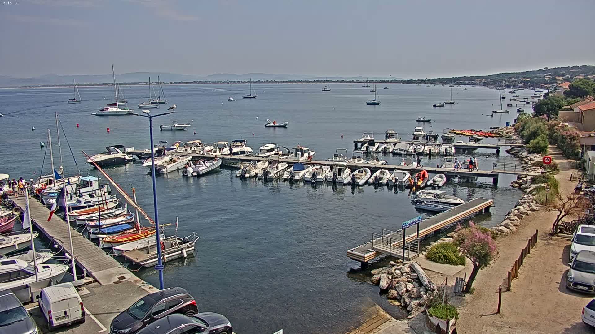 Hyeres, La Madrague Seaport Live Cam - Toulon, Var, Provence-Alpes-Côte d’Azur, France