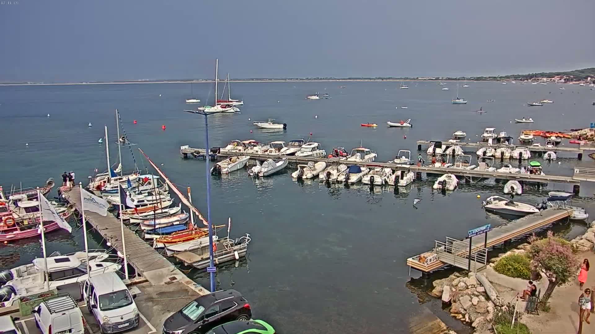 Hyeres, La Madrague Seaport Live Cam - Toulon, Var, Provence-Alpes-Côte d’Azur, France