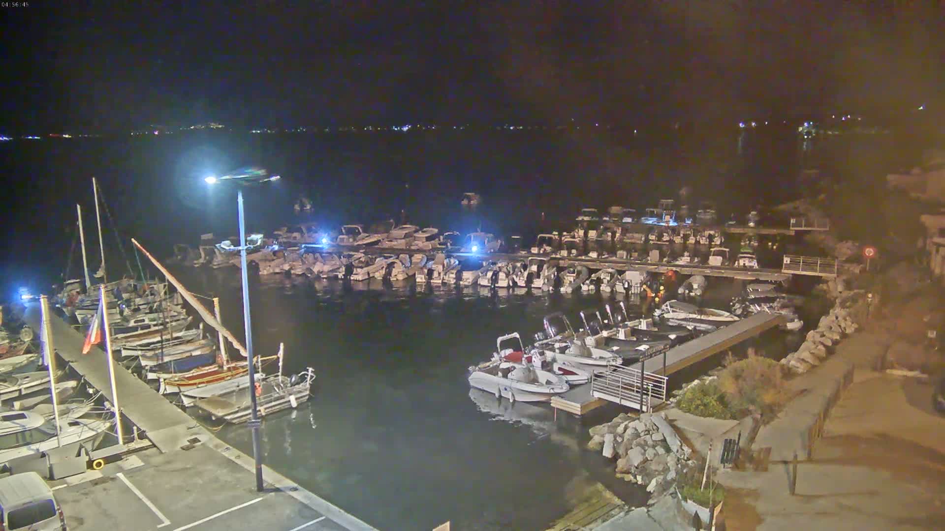 Hyeres, La Madrague Seaport Live Cam - Toulon, Var, Provence-Alpes-Côte d’Azur, France
