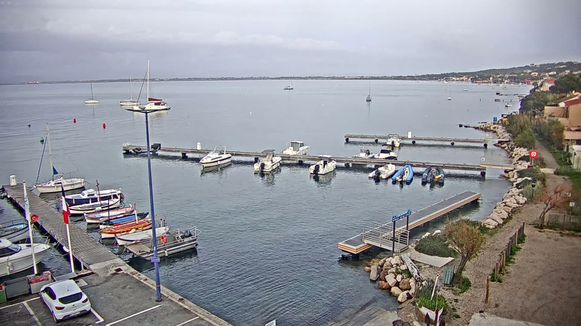 Hyeres, La Madrague Seaport Live Cam - Toulon, Var, Provence-Alpes-Côte d’Azur, France