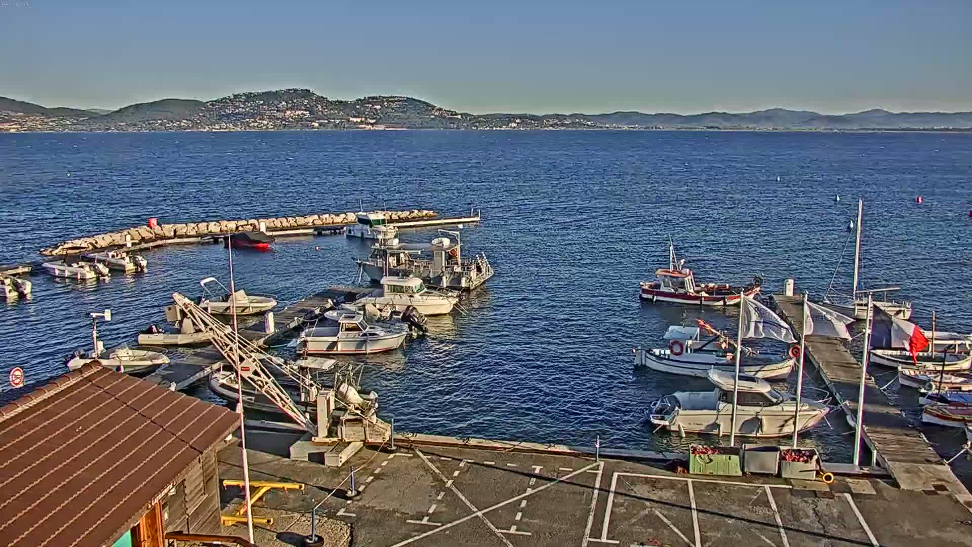 Hyeres, La Madrague Seaport Live Cam - Toulon, Var, Provence-Alpes-Côte d’Azur, France