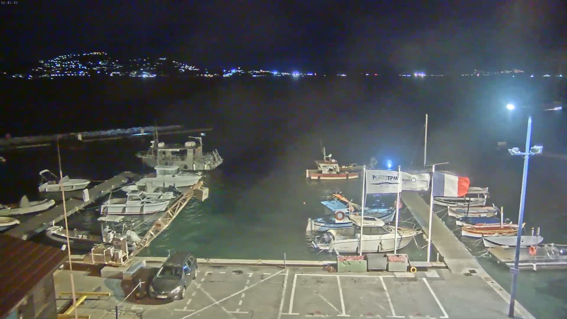 Hyeres, La Madrague Seaport Live Cam - Toulon, Var, Provence-Alpes-Côte d’Azur, France