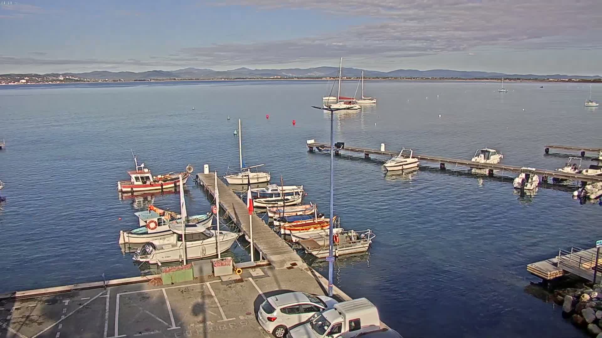 Hyeres, La Madrague Seaport Live Cam - Toulon, Var, Provence-Alpes-Côte d’Azur, France