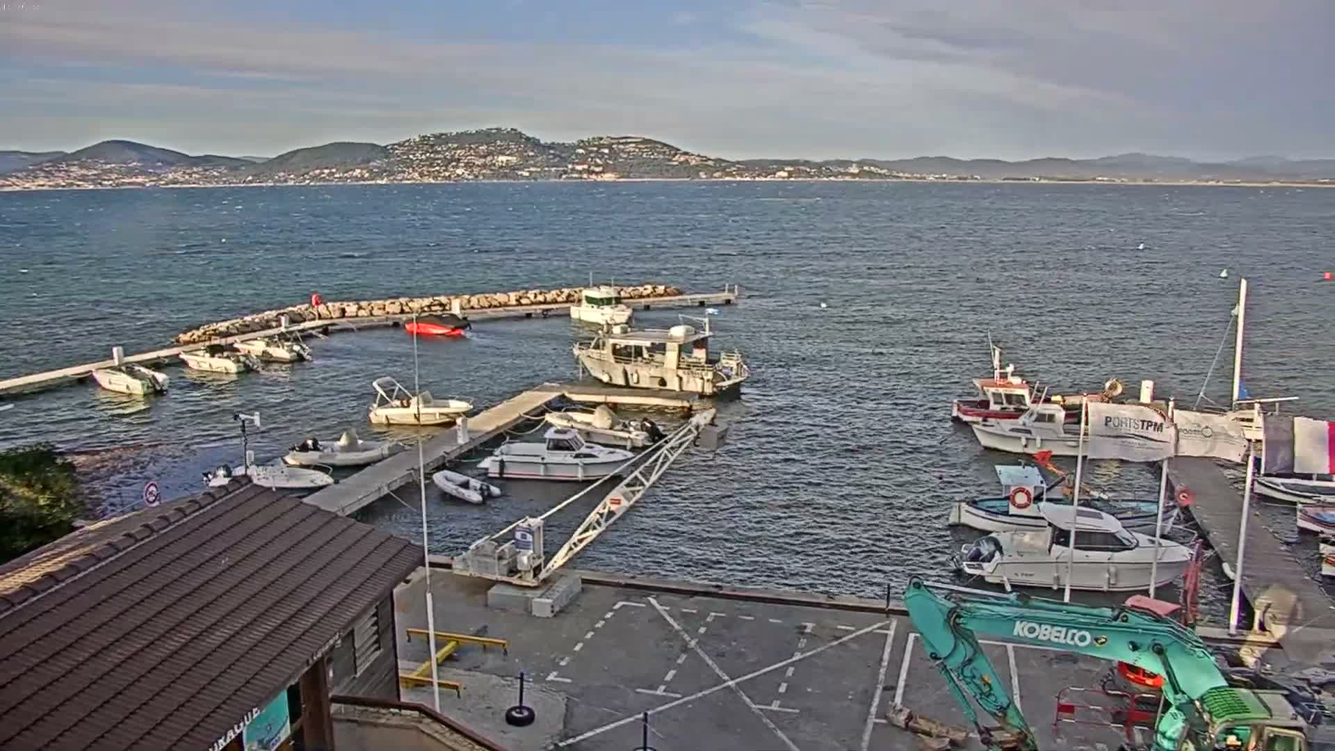 Hyeres, La Madrague Seaport Live Cam - Toulon, Var, Provence-Alpes-Côte d’Azur, France