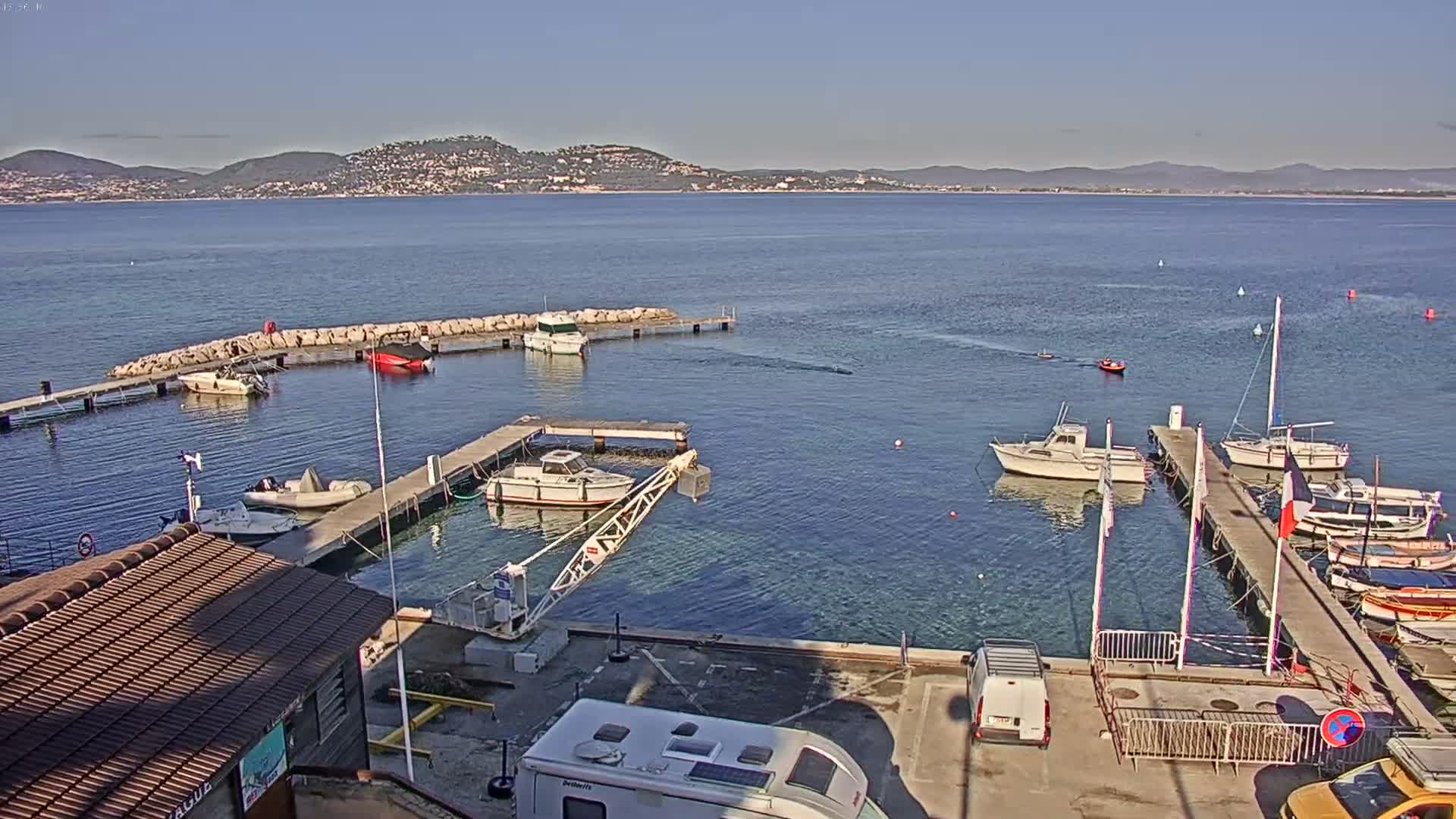 Hyeres, La Madrague Seaport Live Cam - Toulon, Var, Provence-Alpes-Côte d’Azur, France