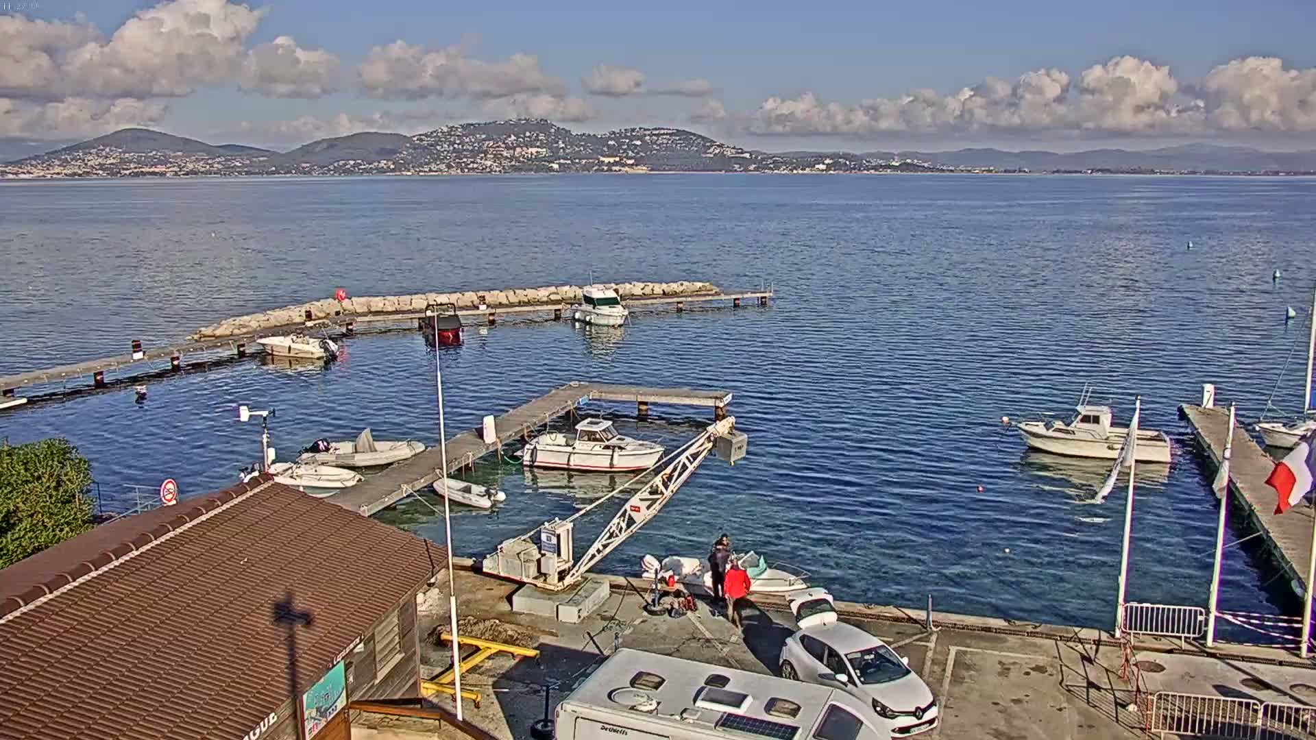 Hyeres, La Madrague Seaport Live Cam - Toulon, Var, Provence-Alpes-Côte d’Azur, France