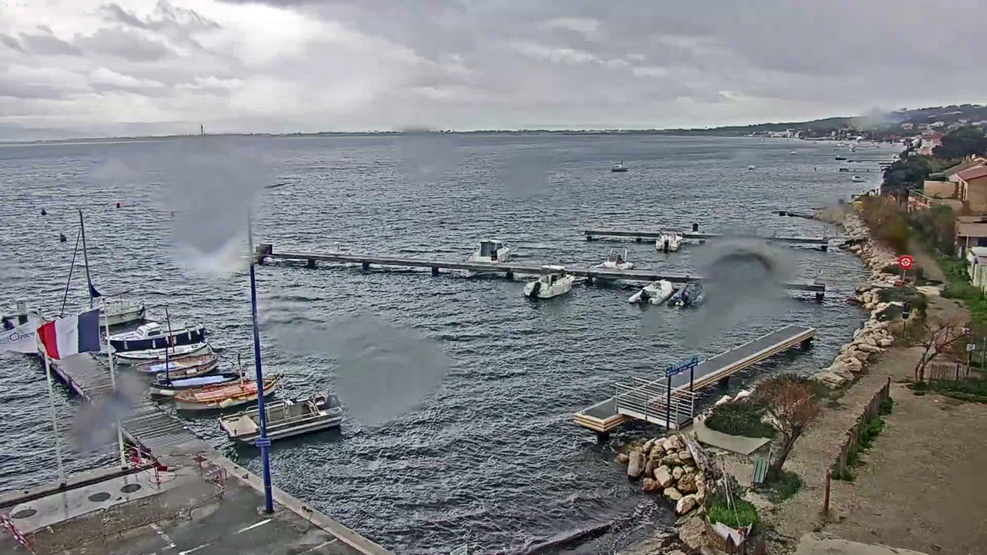 Hyeres, La Madrague Seaport Live Cam - Toulon, Var, Provence-Alpes-Côte d’Azur, France