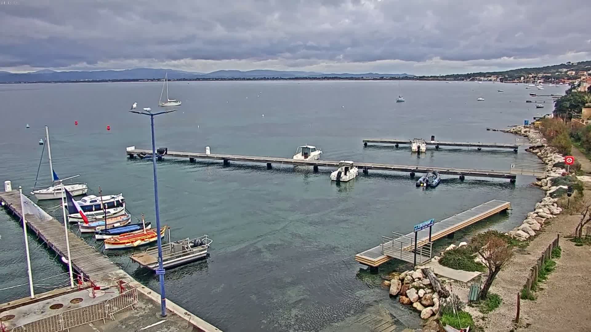 Hyeres, La Madrague Seaport Live Cam - Toulon, Var, Provence-Alpes-Côte d’Azur, France