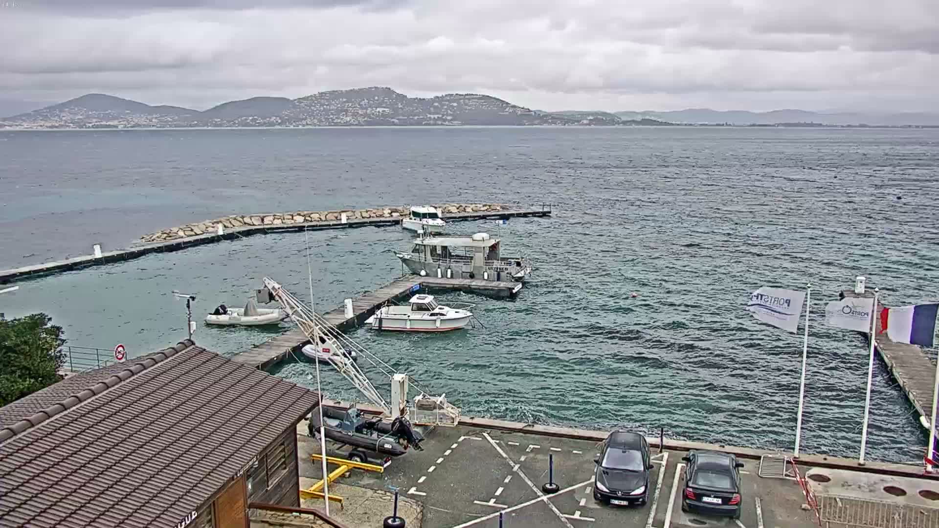 Hyeres, La Madrague Seaport Live Cam - Toulon, Var, Provence-Alpes-Côte d’Azur, France
