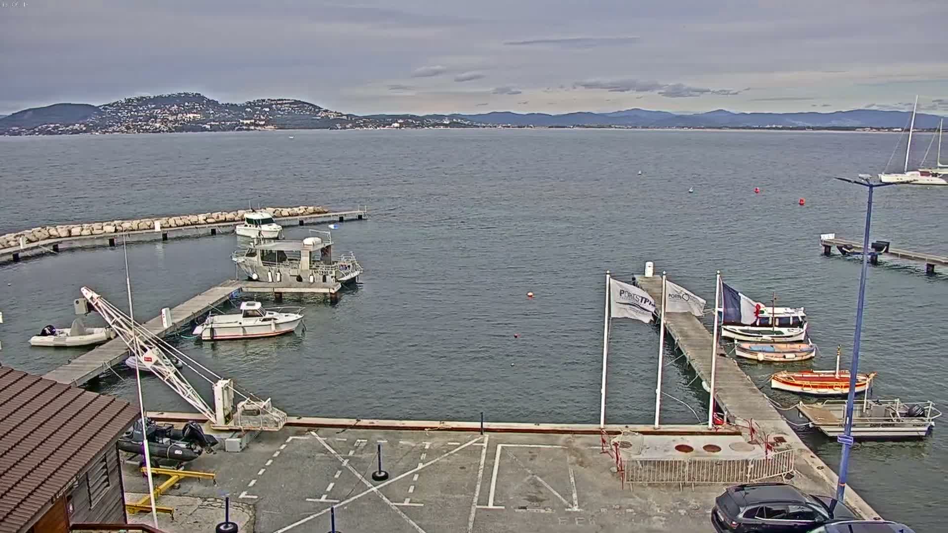 Hyeres, La Madrague Seaport Live Cam - Toulon, Var, Provence-Alpes-Côte d’Azur, France