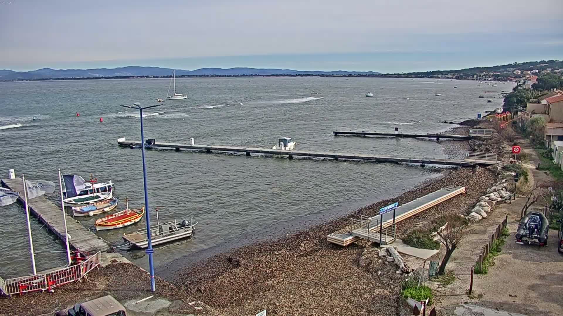 Hyeres, La Madrague Seaport Live Cam - Toulon, Var, Provence-Alpes-Côte d’Azur, France