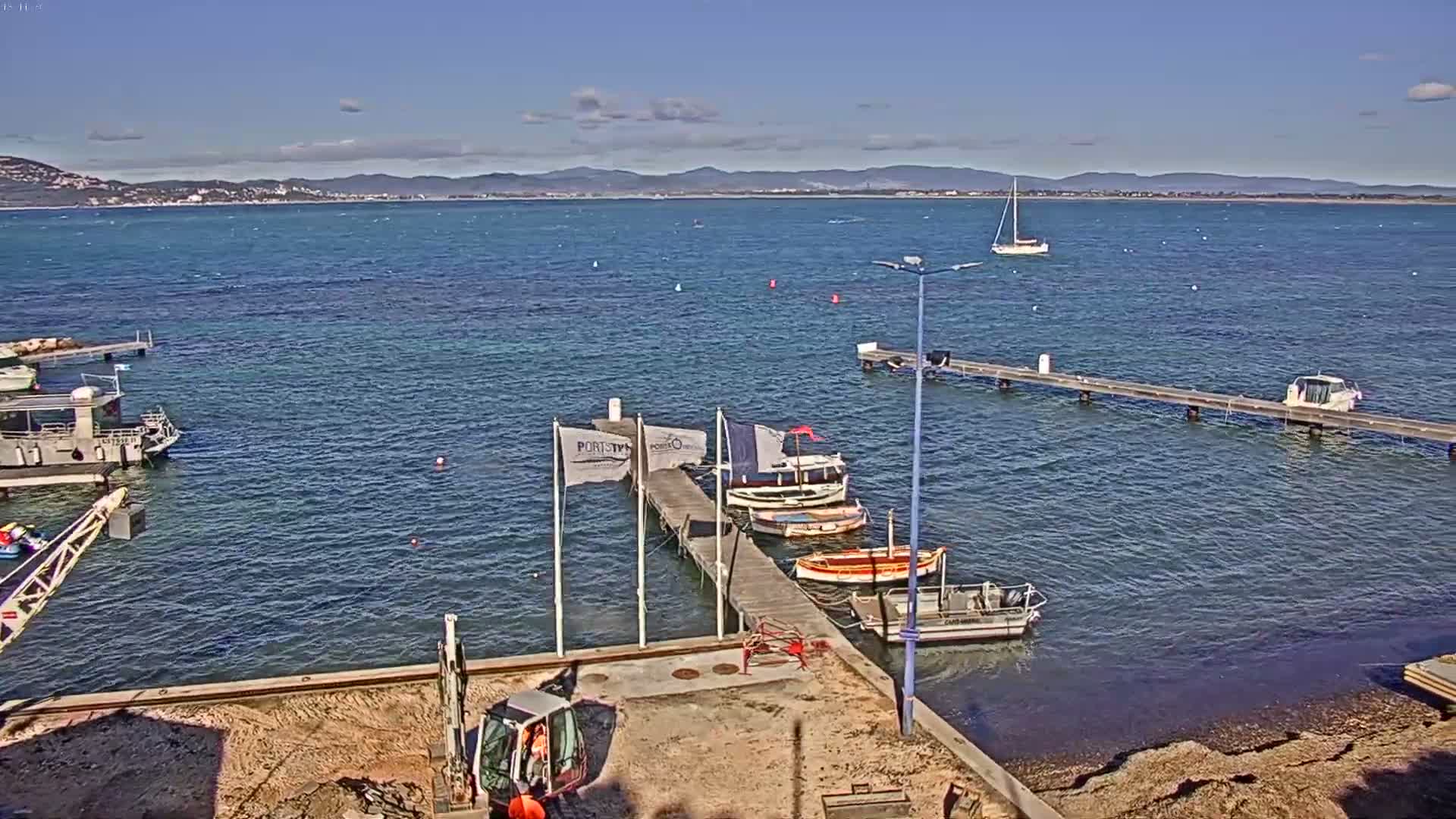 Hyeres, La Madrague Seaport Live Cam - Toulon, Var, Provence-Alpes-Côte d’Azur, France