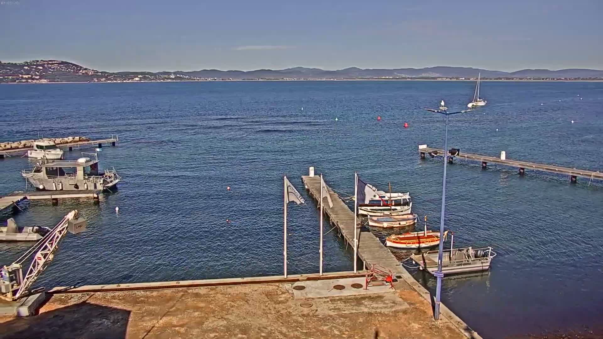 Hyeres, La Madrague Seaport Live Cam - Toulon, Var, Provence-Alpes-Côte d’Azur, France