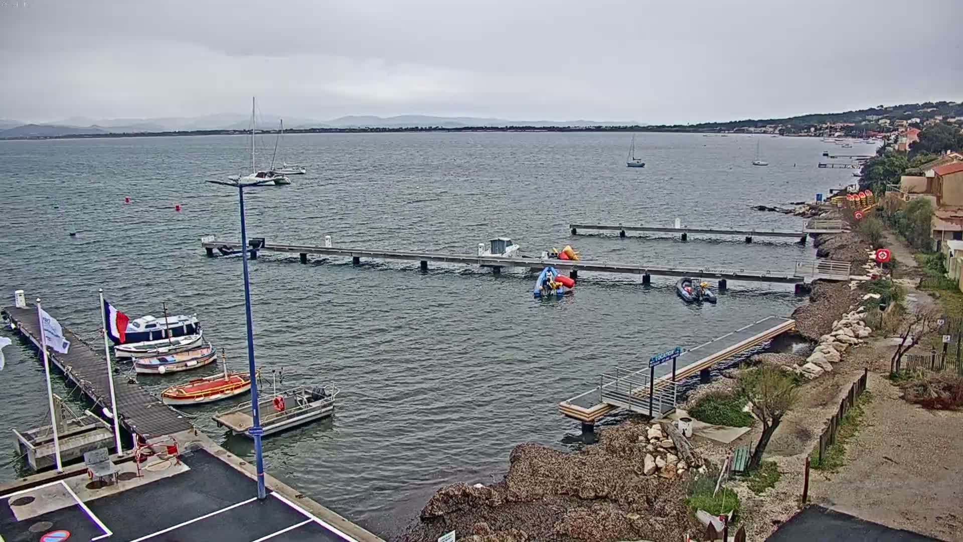 Hyeres, La Madrague Seaport Live Cam - Toulon, Var, Provence-Alpes-Côte d’Azur, France