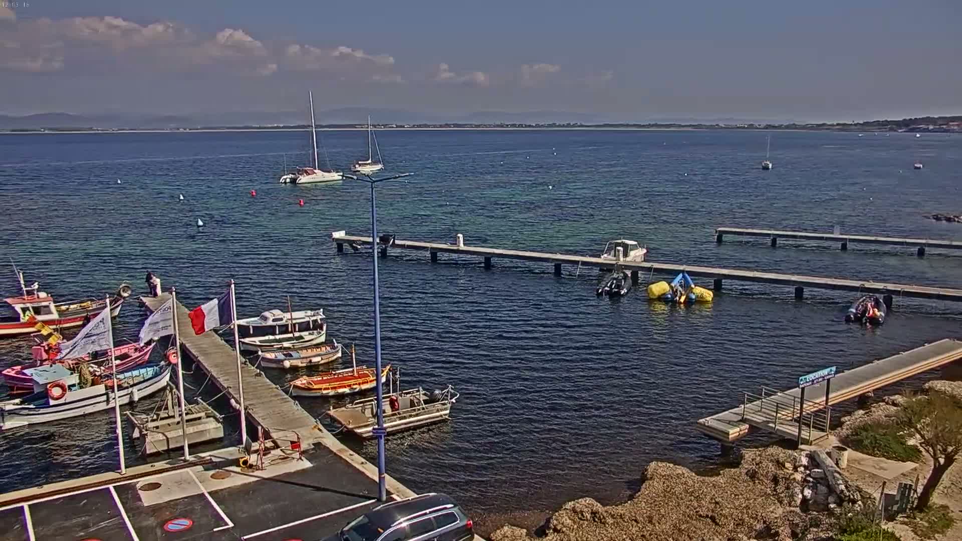Hyeres, La Madrague Seaport Live Cam - Toulon, Var, Provence-Alpes-Côte d’Azur, France