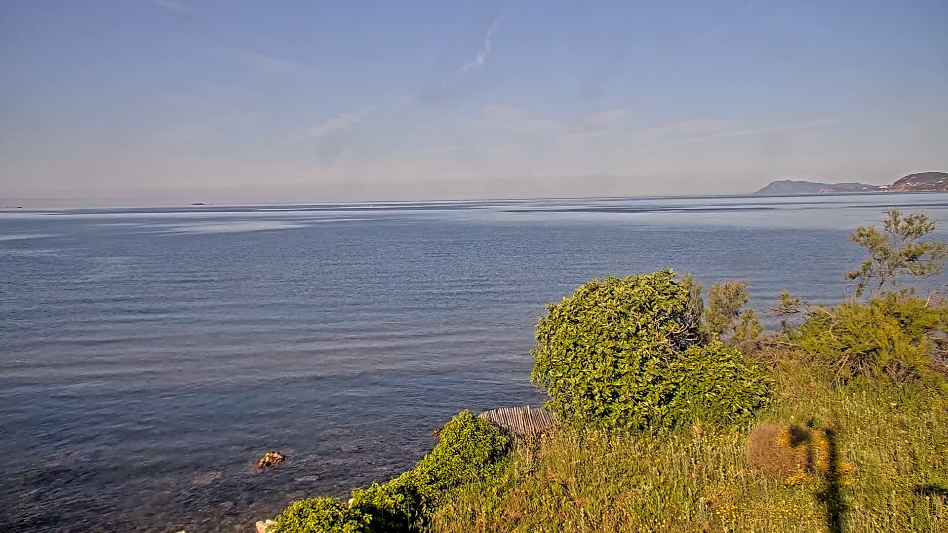 Hyeres, Plage de L'Almanarre Beach Live Cam - Toulon, Var, Provence-Alpes-Côte d’Azur, France