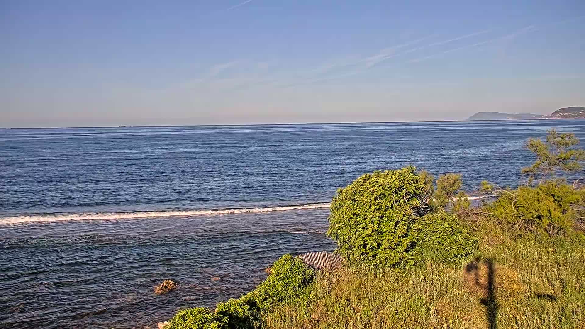 Hyeres, Plage de L'Almanarre Beach Live Cam - Toulon, Var, Provence-Alpes-Côte d’Azur, France
