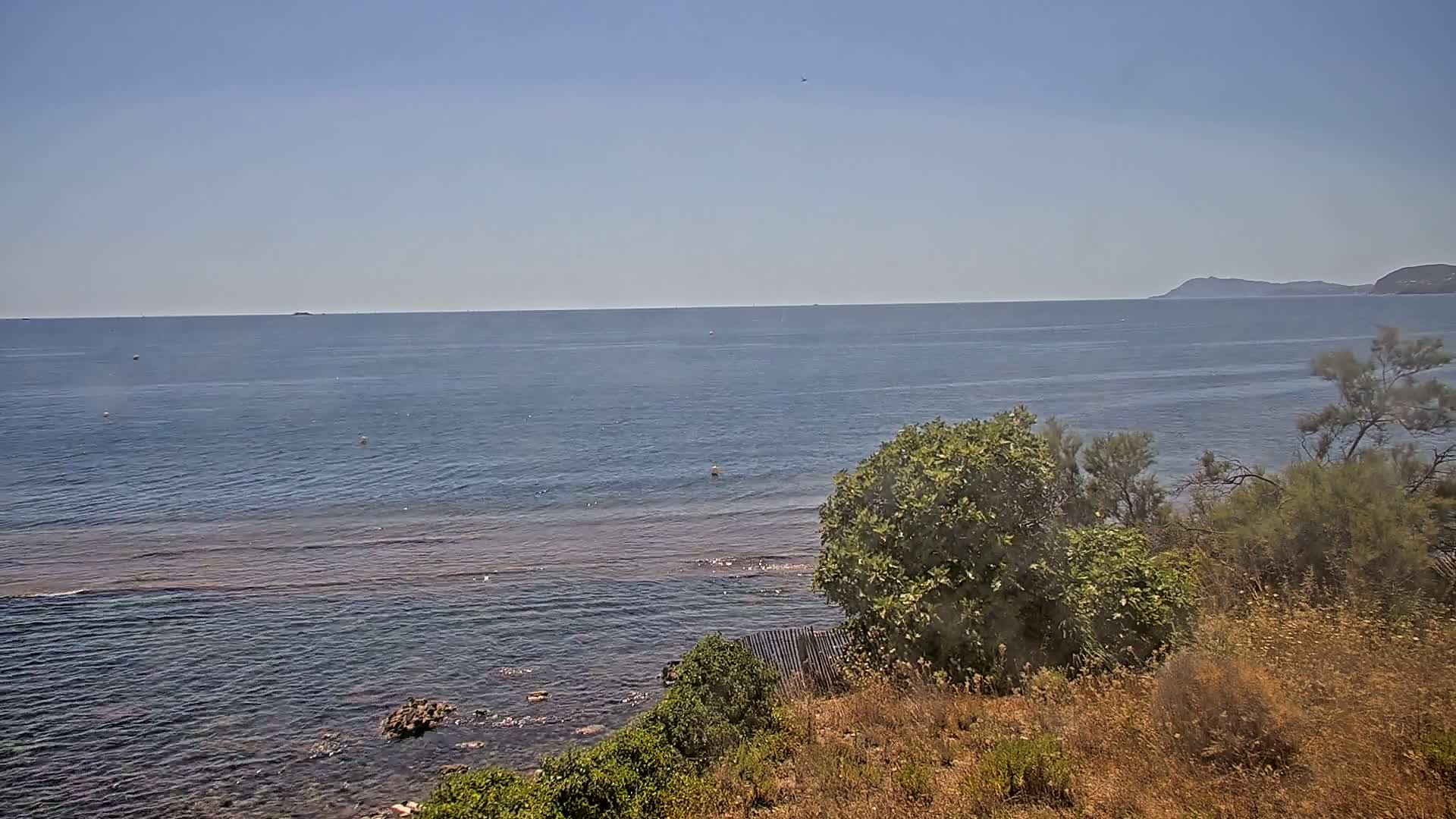 Hyeres, Plage de L'Almanarre Beach Live Cam - Toulon, Var, Provence-Alpes-Côte d’Azur, France