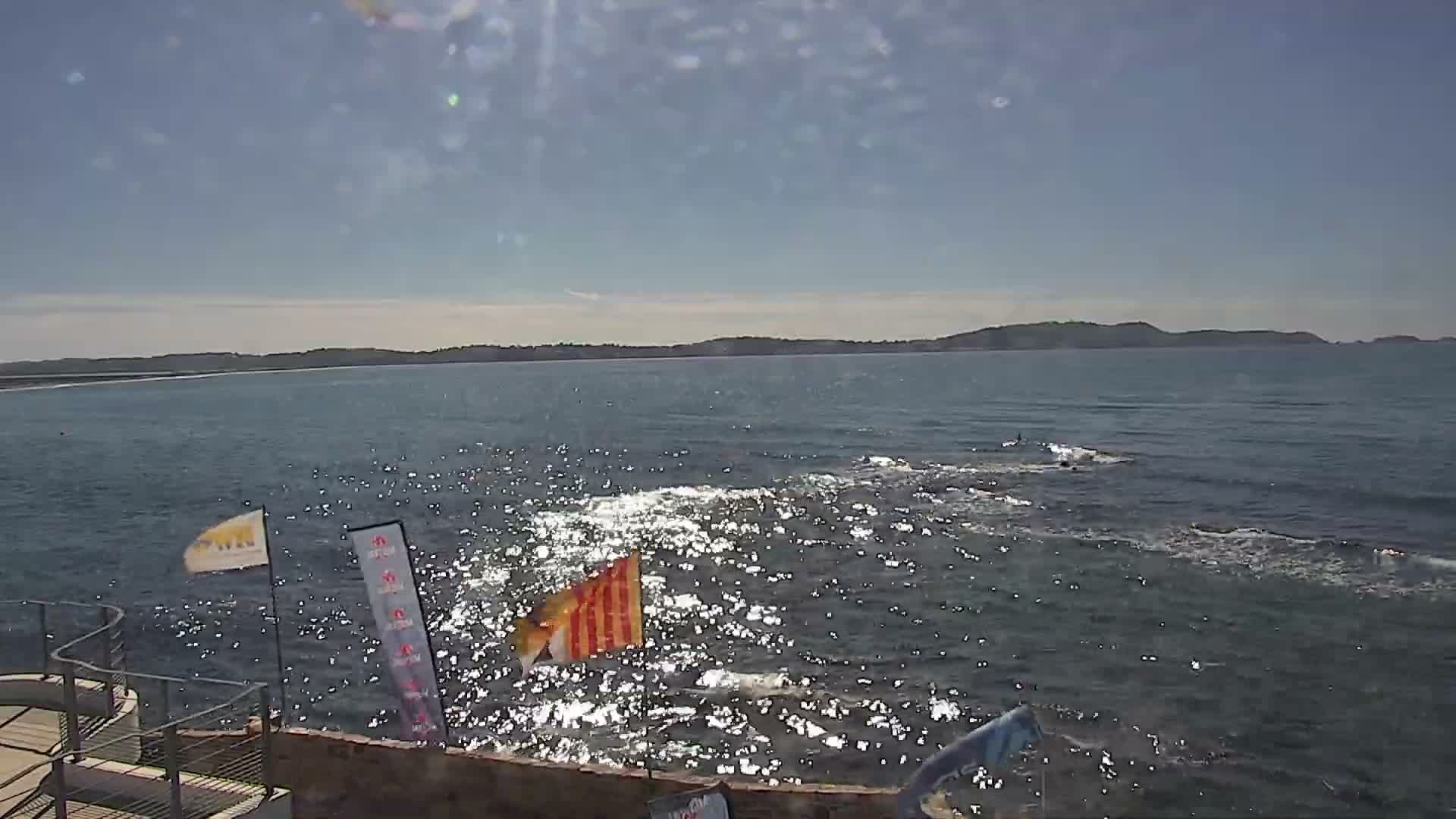 Hyeres, Plage de L'Almanarre Beach Live Cam - Toulon, Var, Provence-Alpes-Côte d’Azur, France