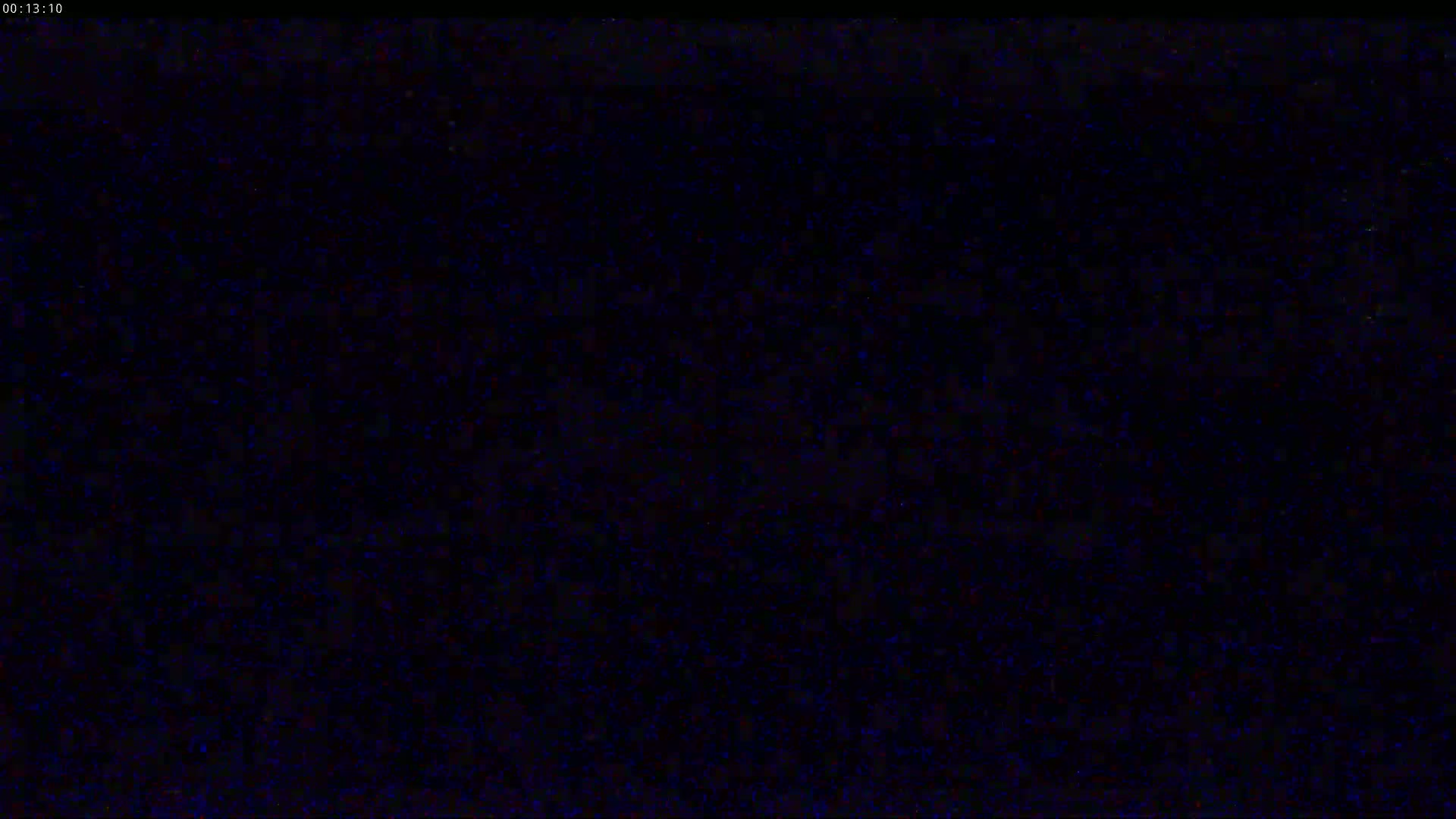 The image shows a screen displaying static.
