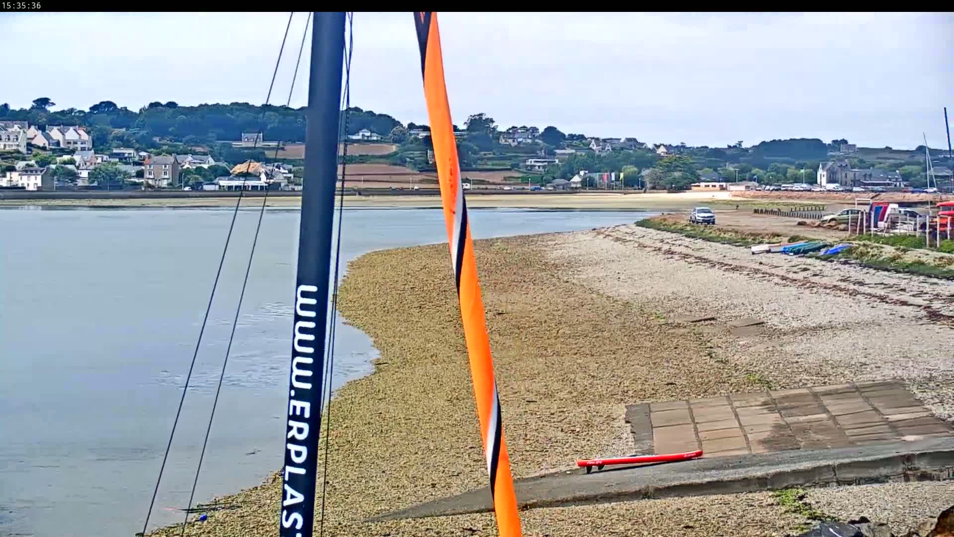 Saint-Pol-de-Leon Comune & Marine Live Cam - Morlaix, Finistere, Bretagne, France